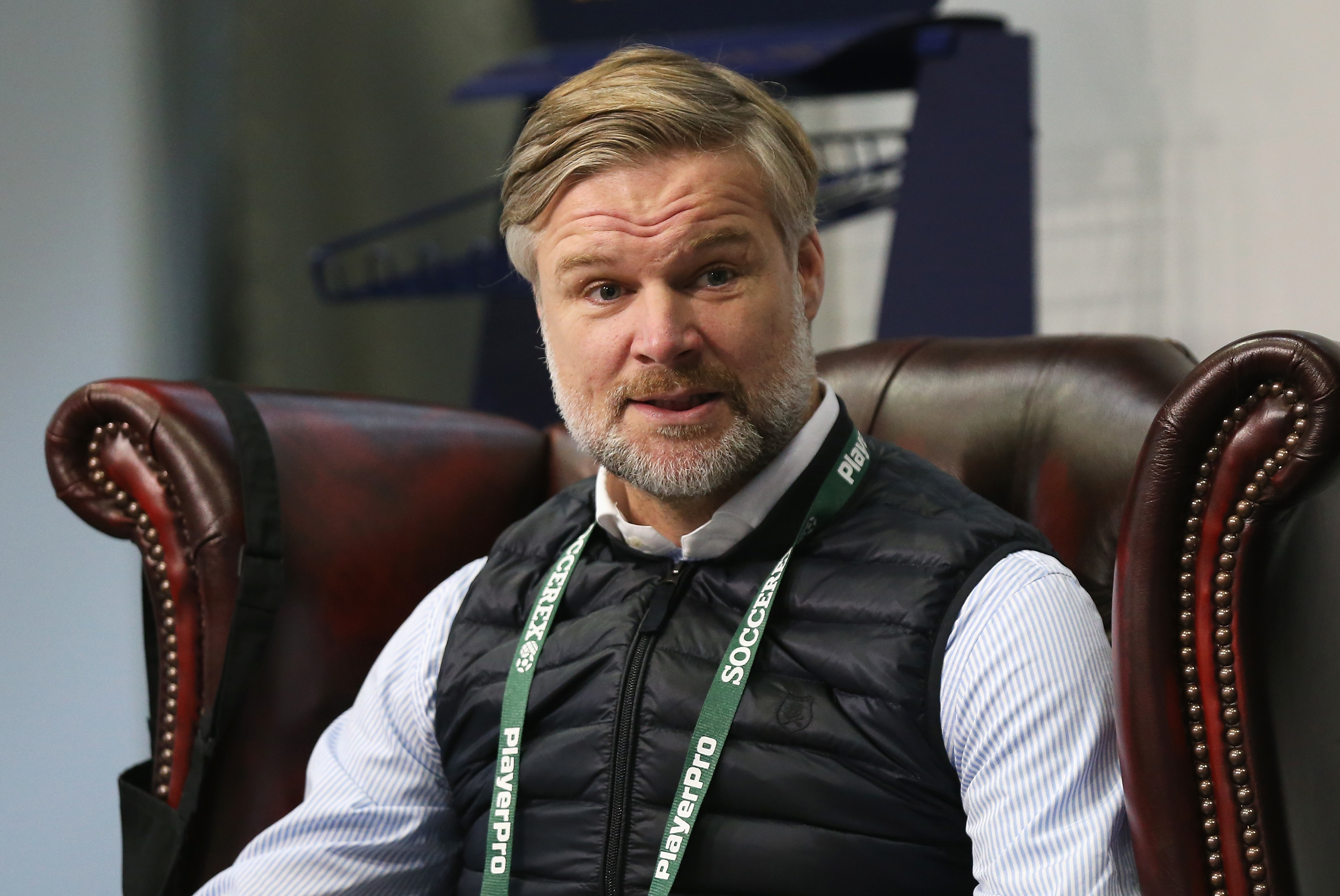 Former Fleetwood Town manager Steven Pressley (Barrington Coombs/Getty Images for Soccerex)