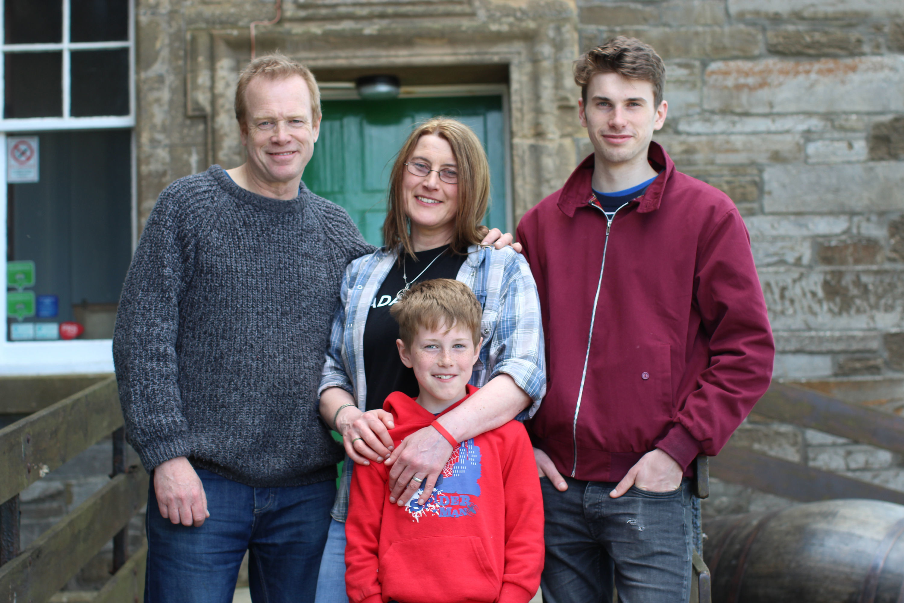 Aine and her family moved north to Orkney