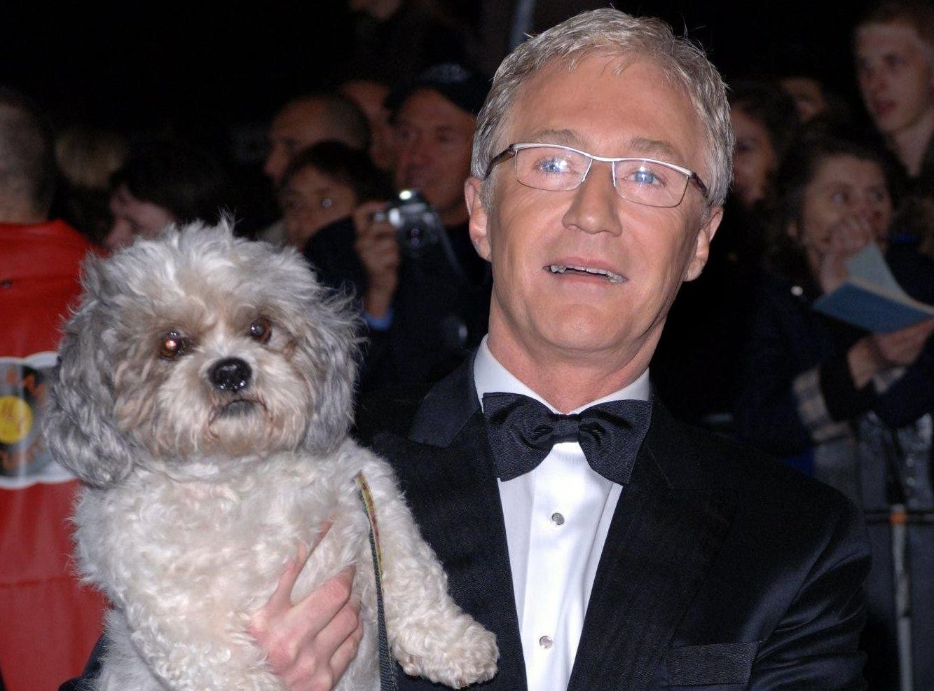 Paul O'Grady with his dog Buster (Steve Parsons/PA)