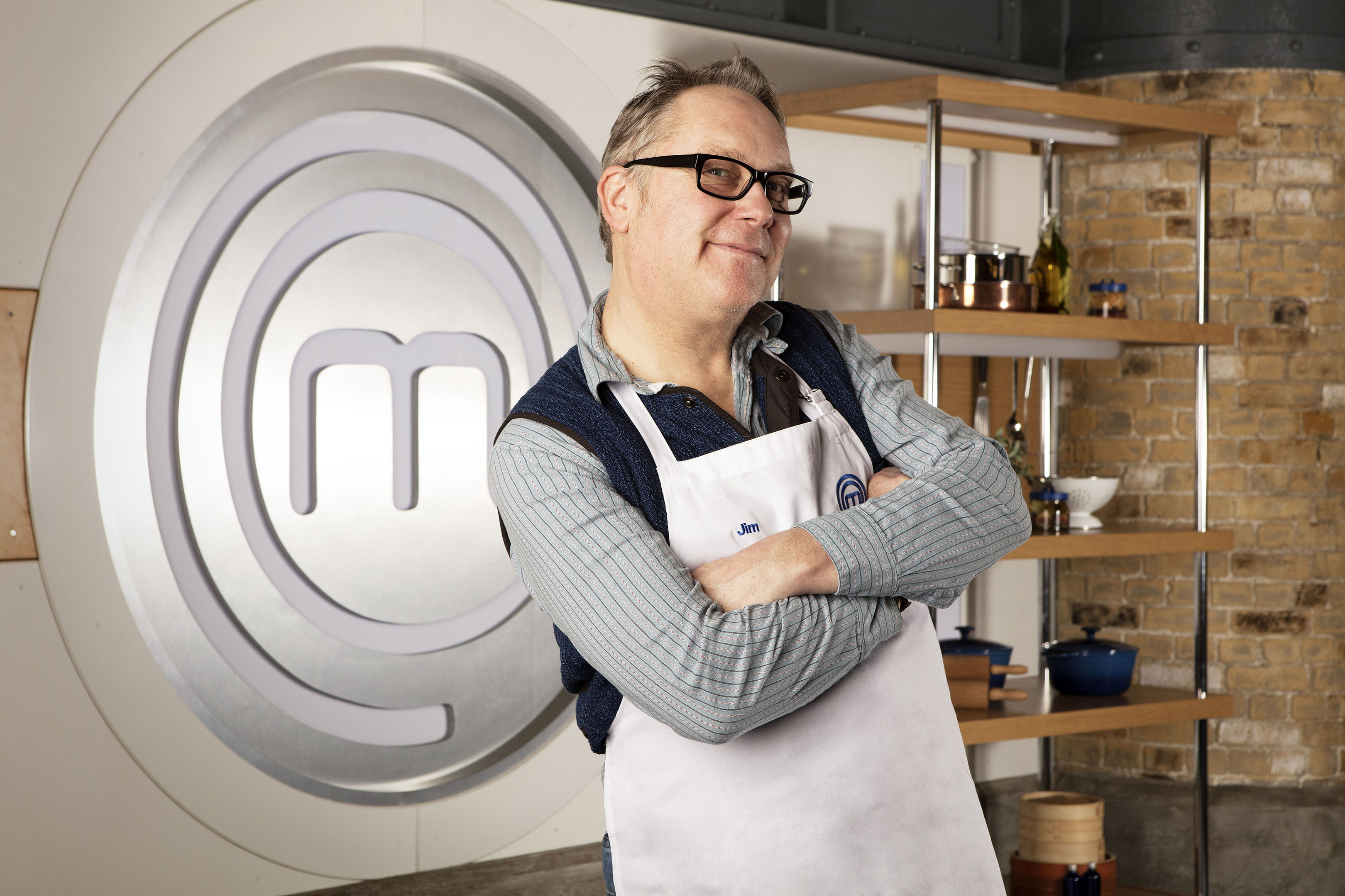 Jim Moir, one of the contestants in this year's BBC1 cookery show, Celebrity MasterChef (BBC/PA Wire)