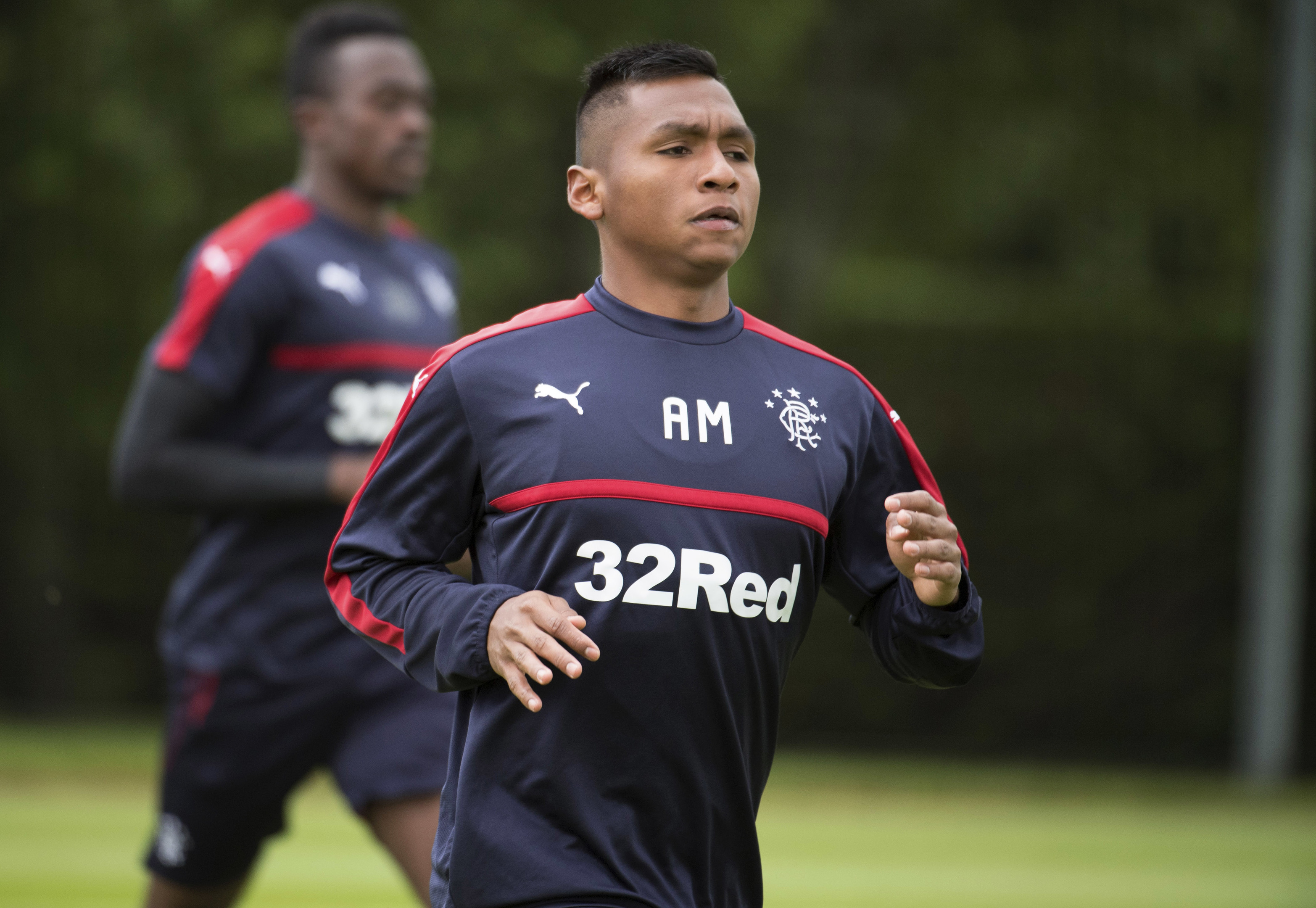 Alfredo Morelos at training (SNS Group)