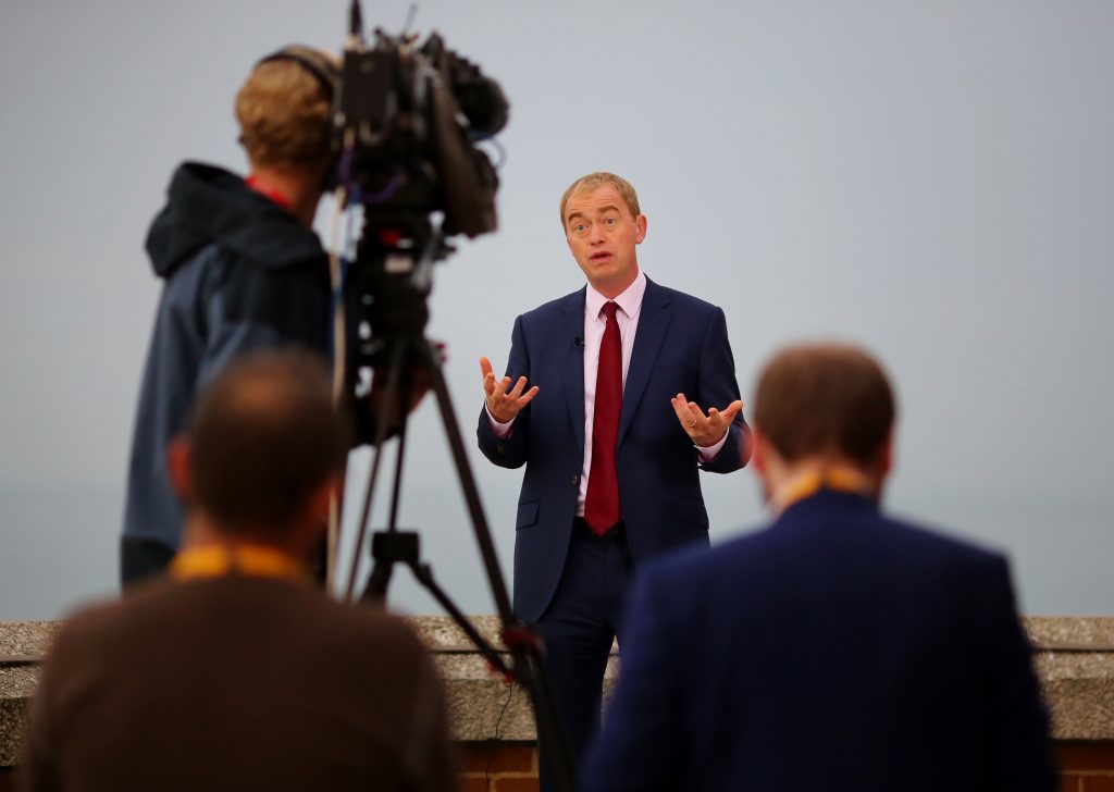 Tim Farron says he cannot carry on as Liberal Democrat leader in the face of continuing questions over his Christian faith (Gareth Fuller/PA)