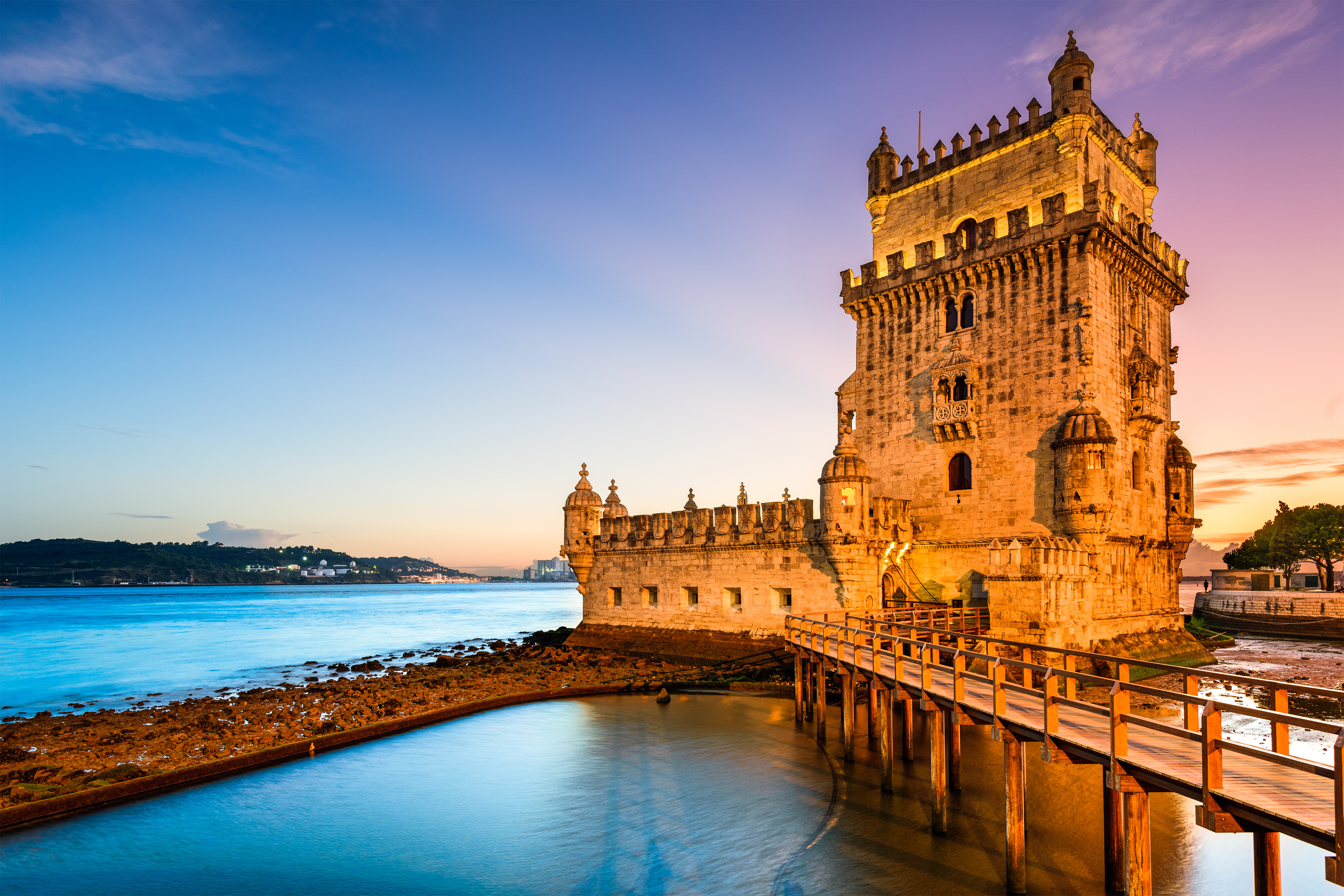 The Tower of St. Vincent, also known as Belem Tower, on the Tagus River. Lisbon, Portugal (iStock)