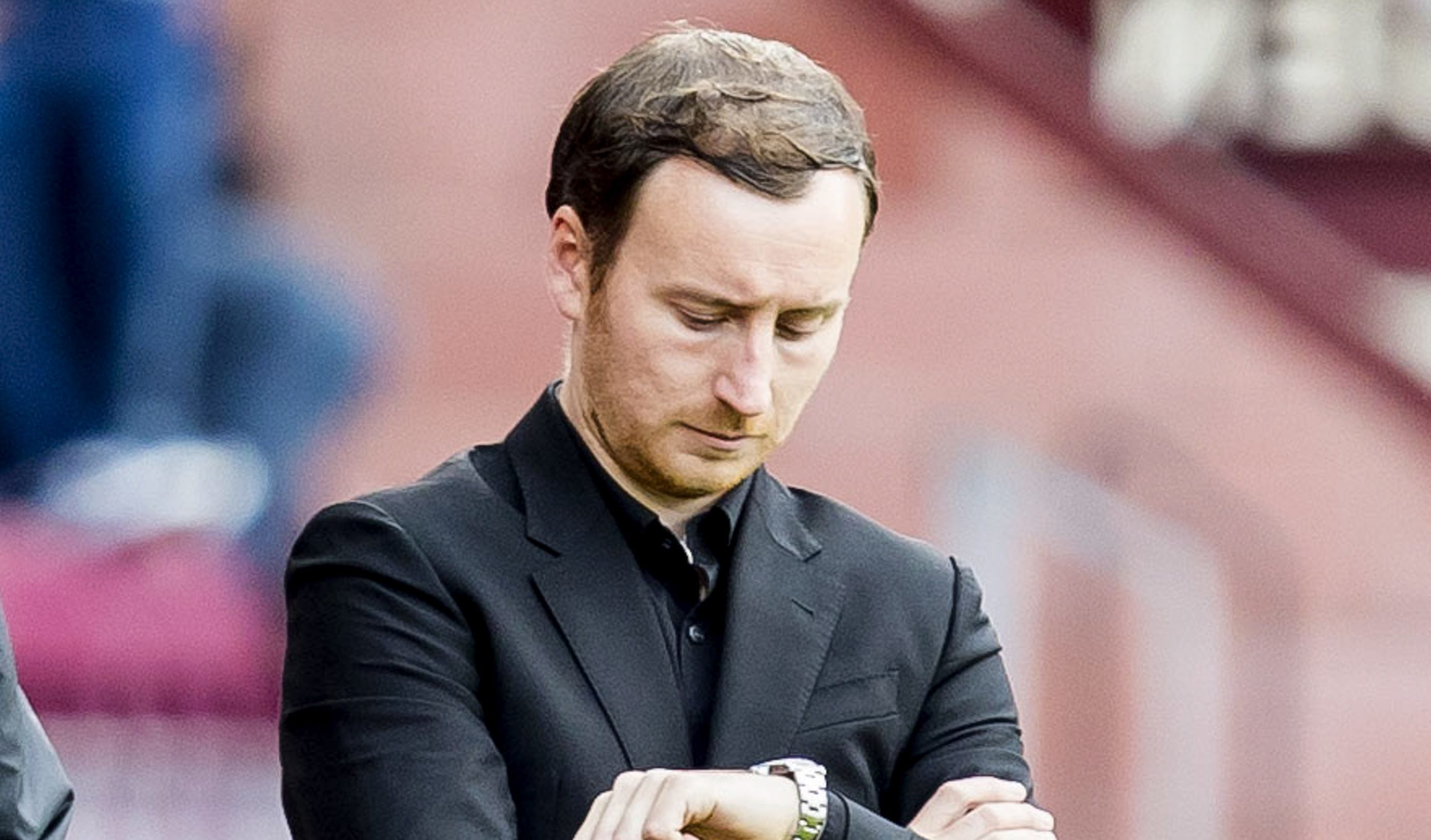 Hearts manager Ian Cathro (PA)