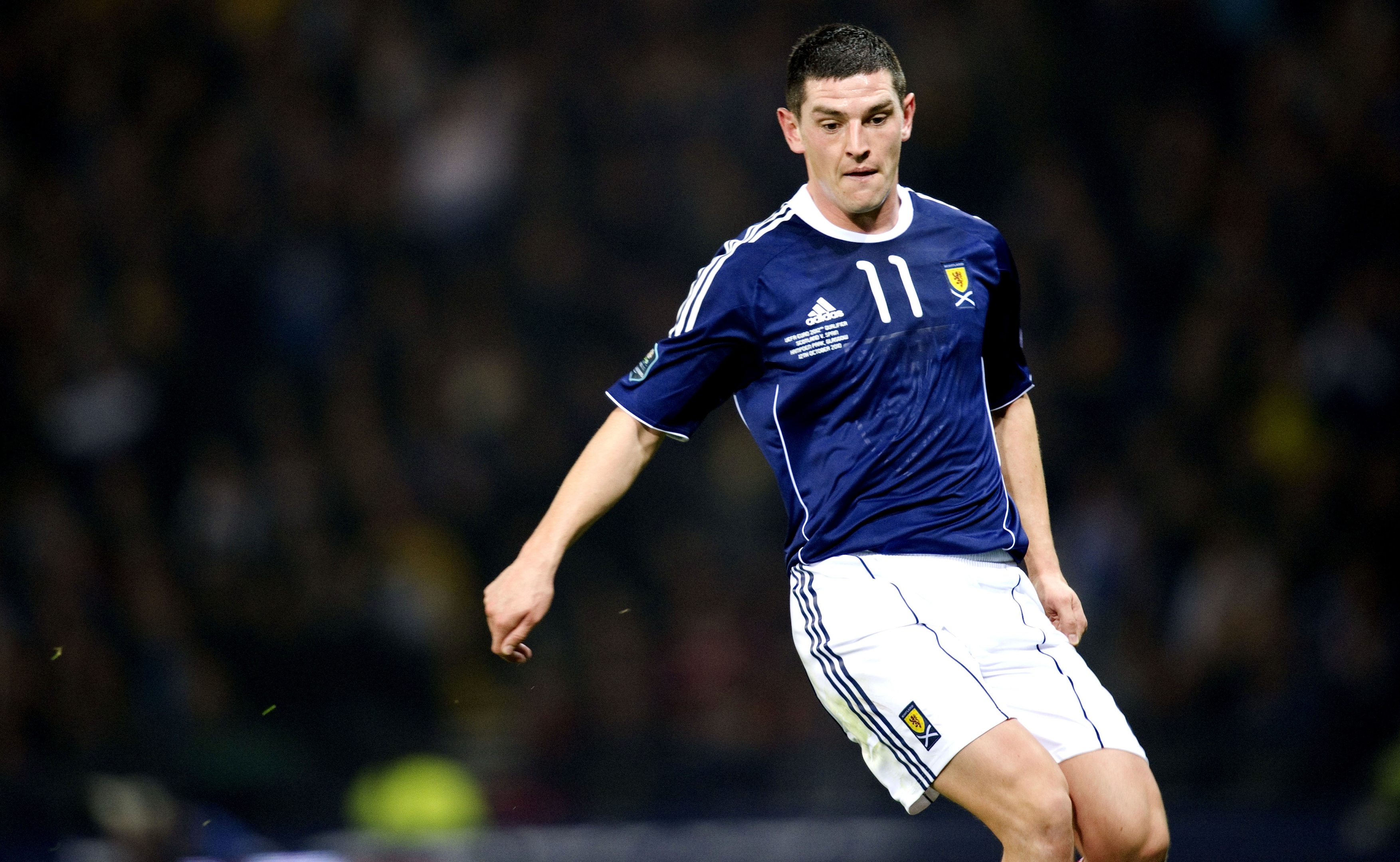 Graham Dorrans in action for Scotland (SNS Group)