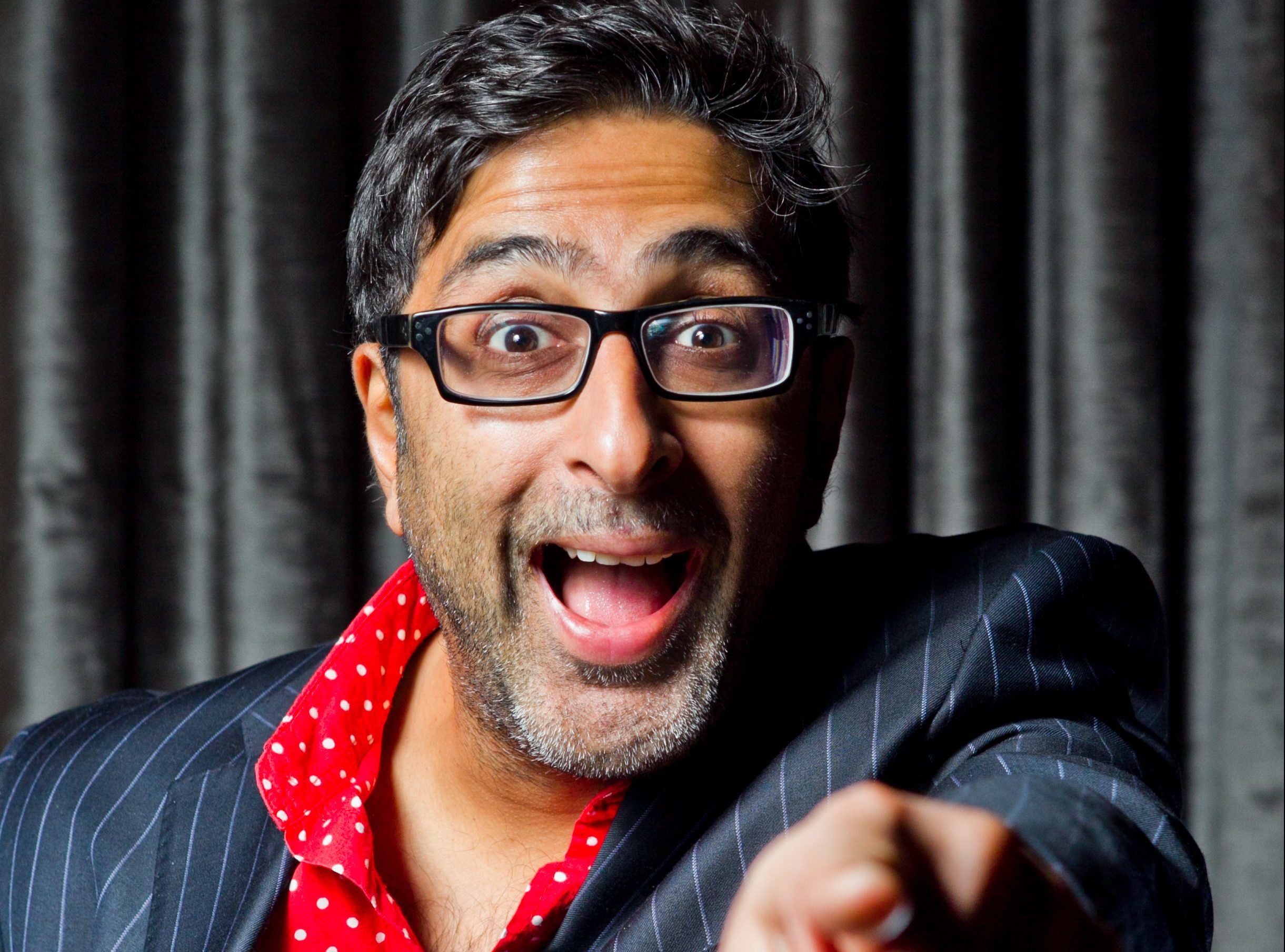 Still Game and River City actor, Sanjeev Kohli (Andrew Cawley)