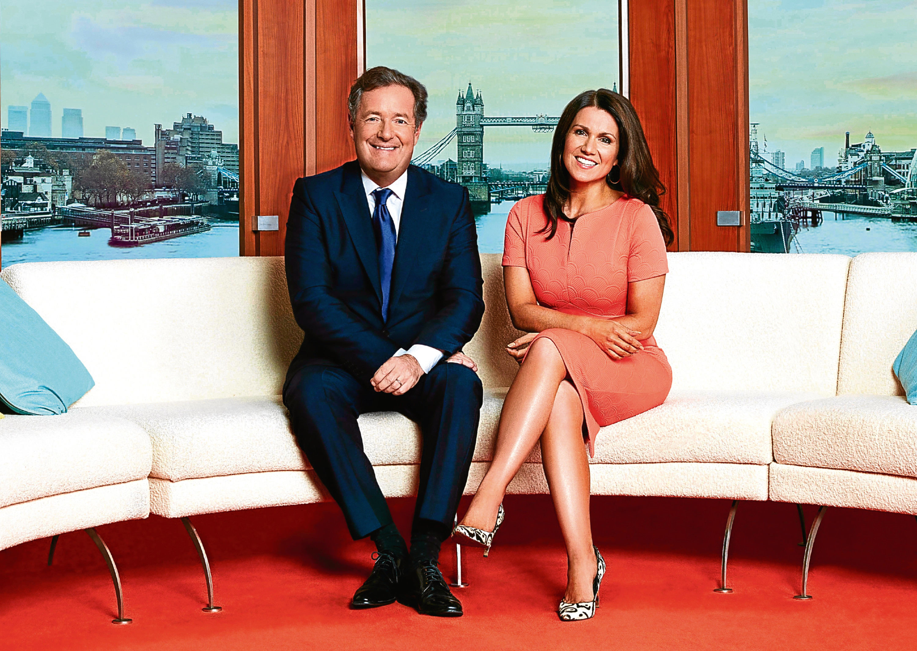Piers Morgan and Susanna Reid on Good Morning Britain (ITV, Jonathan Ford)