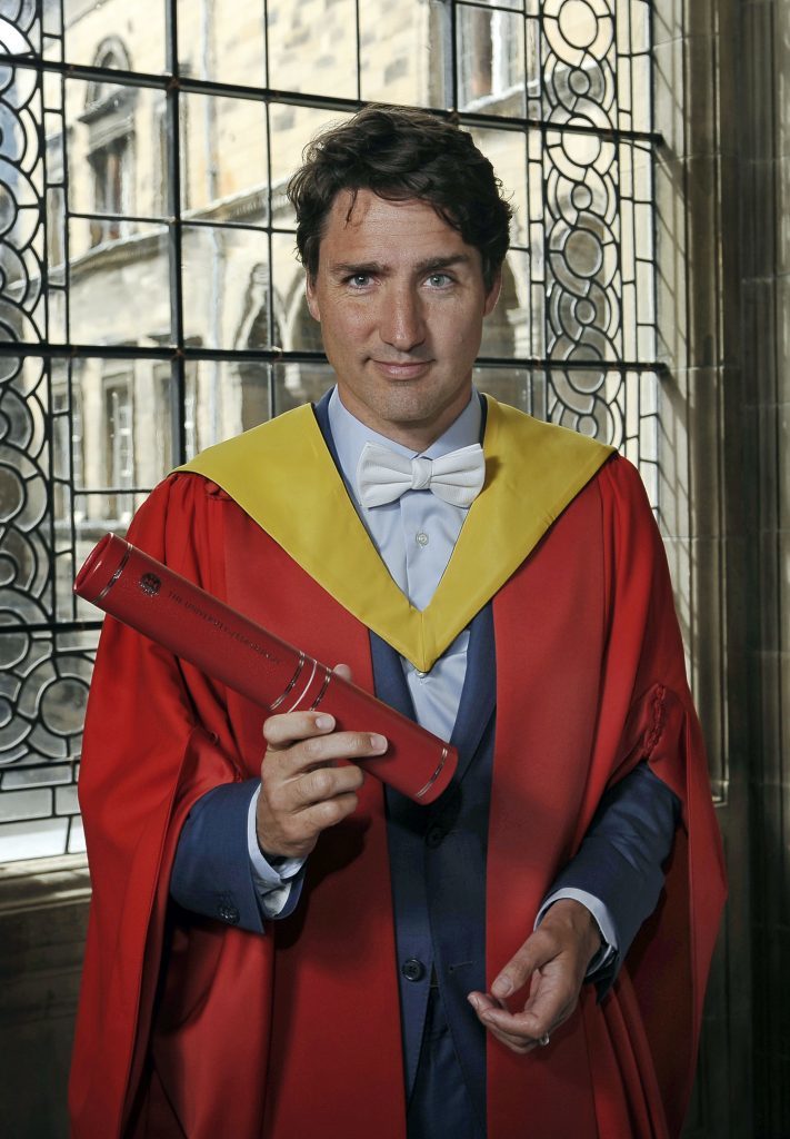 Justin Trudeau (Neil Hanna/University of Edinburgh/PA Wire)