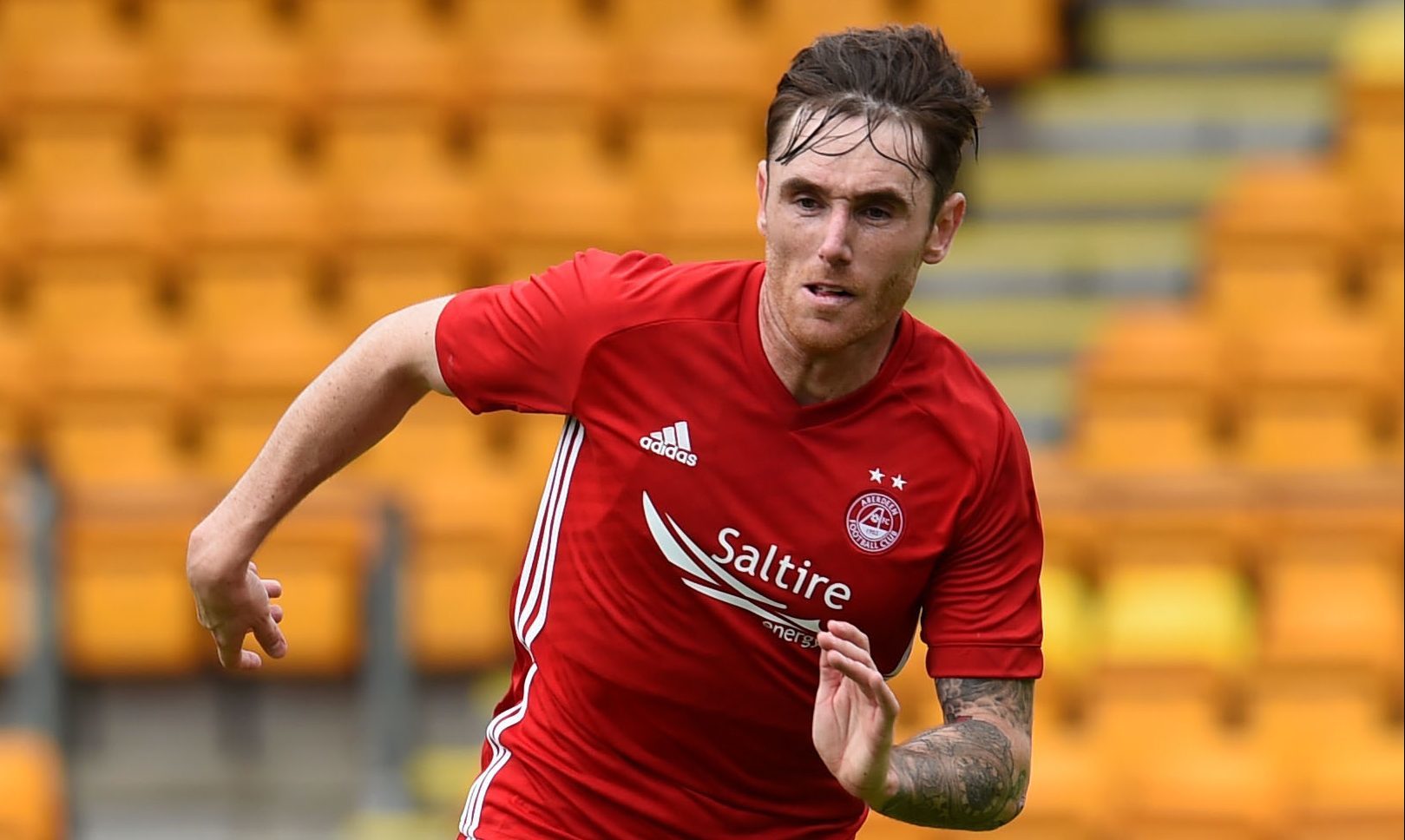 Greg Tansey makes his debut for Aberdeen (SNS Group)