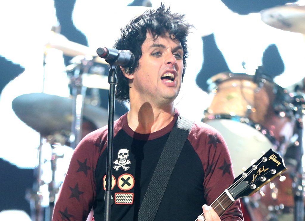 Frontman Billie Joe Armstrong of Green Day. It has been announced that today's Bellahouston Park gig is cancelled (Christopher Polk/Getty Images for Clear Channel)