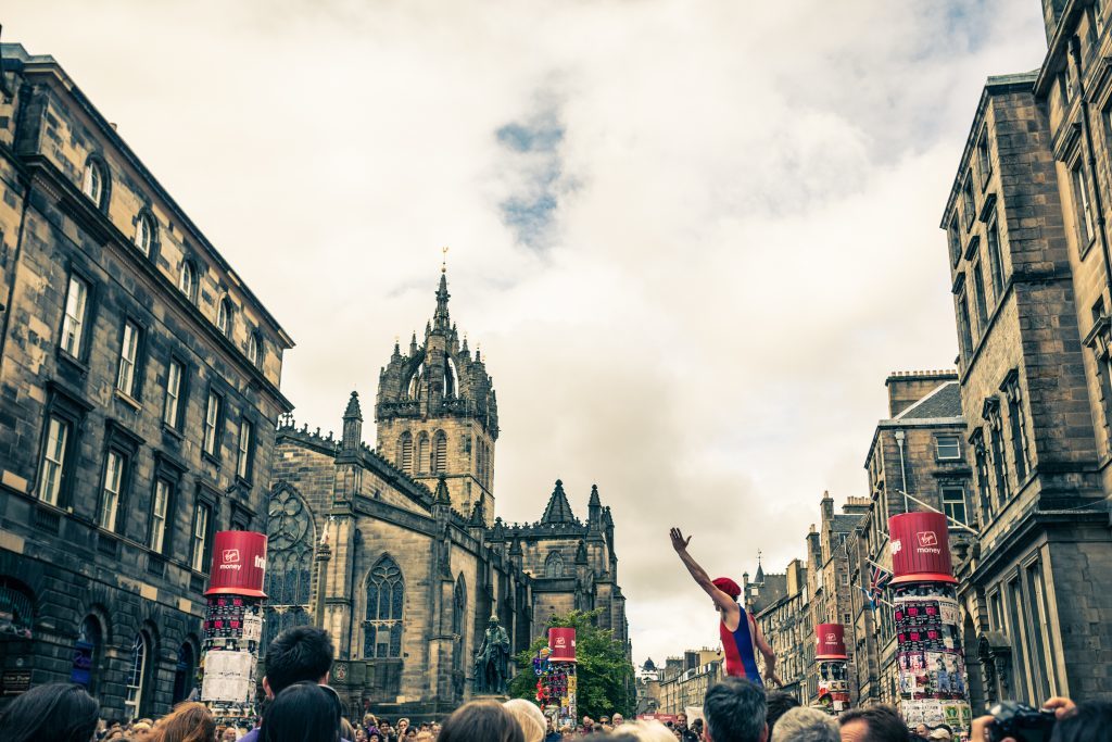 Edinburgh's Royal Mile during the Fringe Festival (iStock)