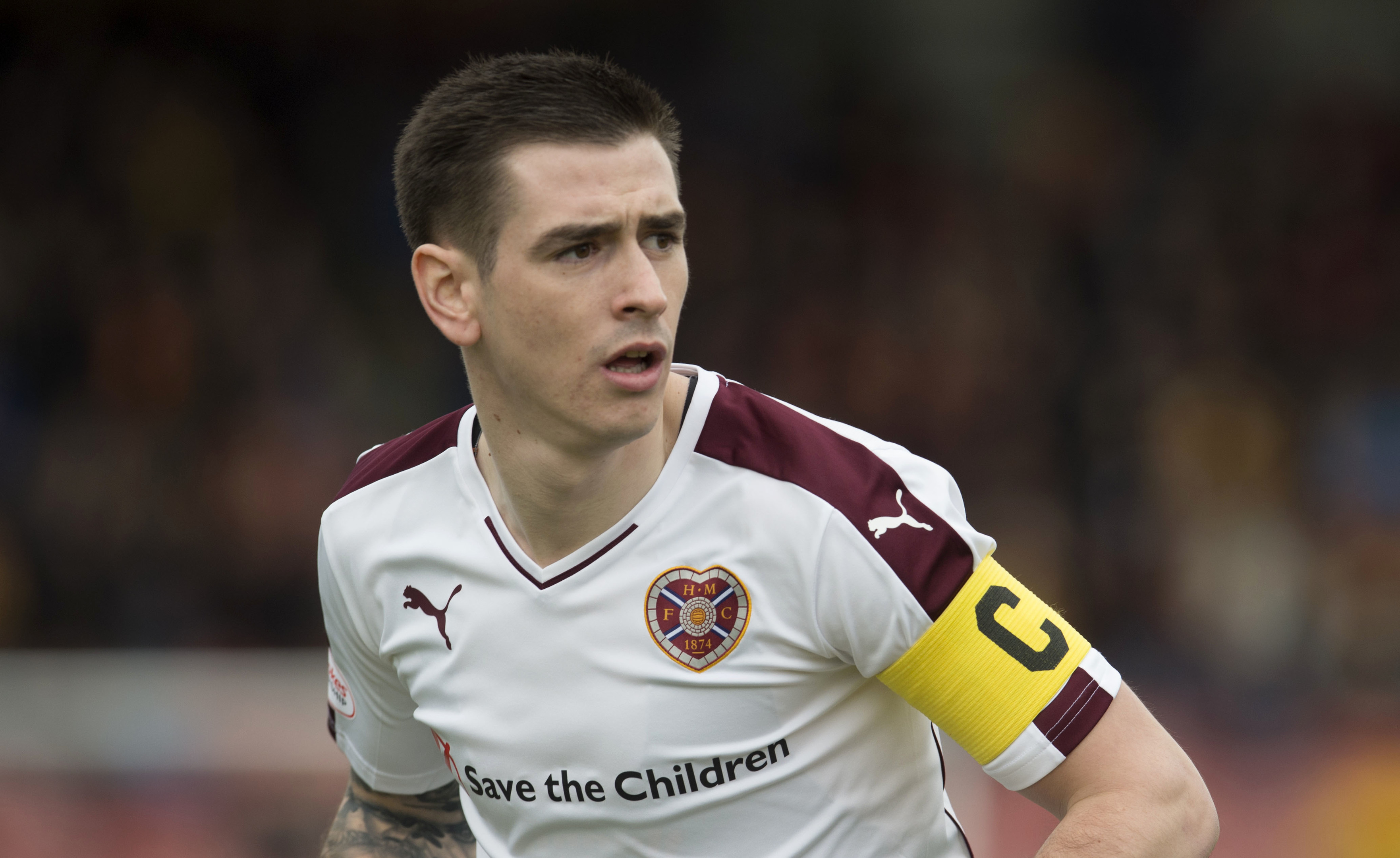 Jamie Walker in action for Hearts (SNS Group)