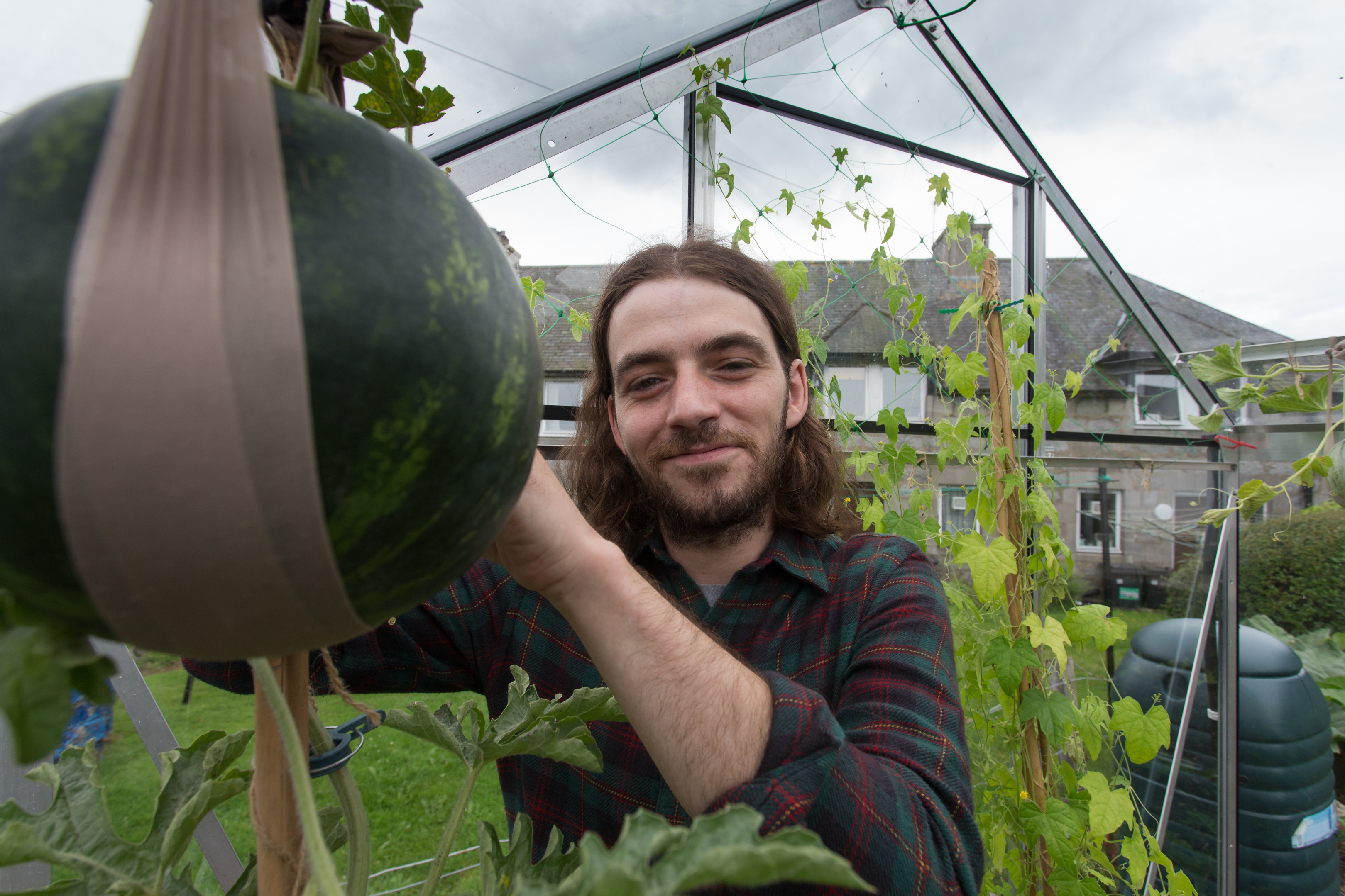 Who would have thought that Peterculter was a tropical paradise. Ford Yule 29, from Peterculter, Aberdeenshire, is taking the horticultural world by storm. (Ross Johnston/Newsline Media)