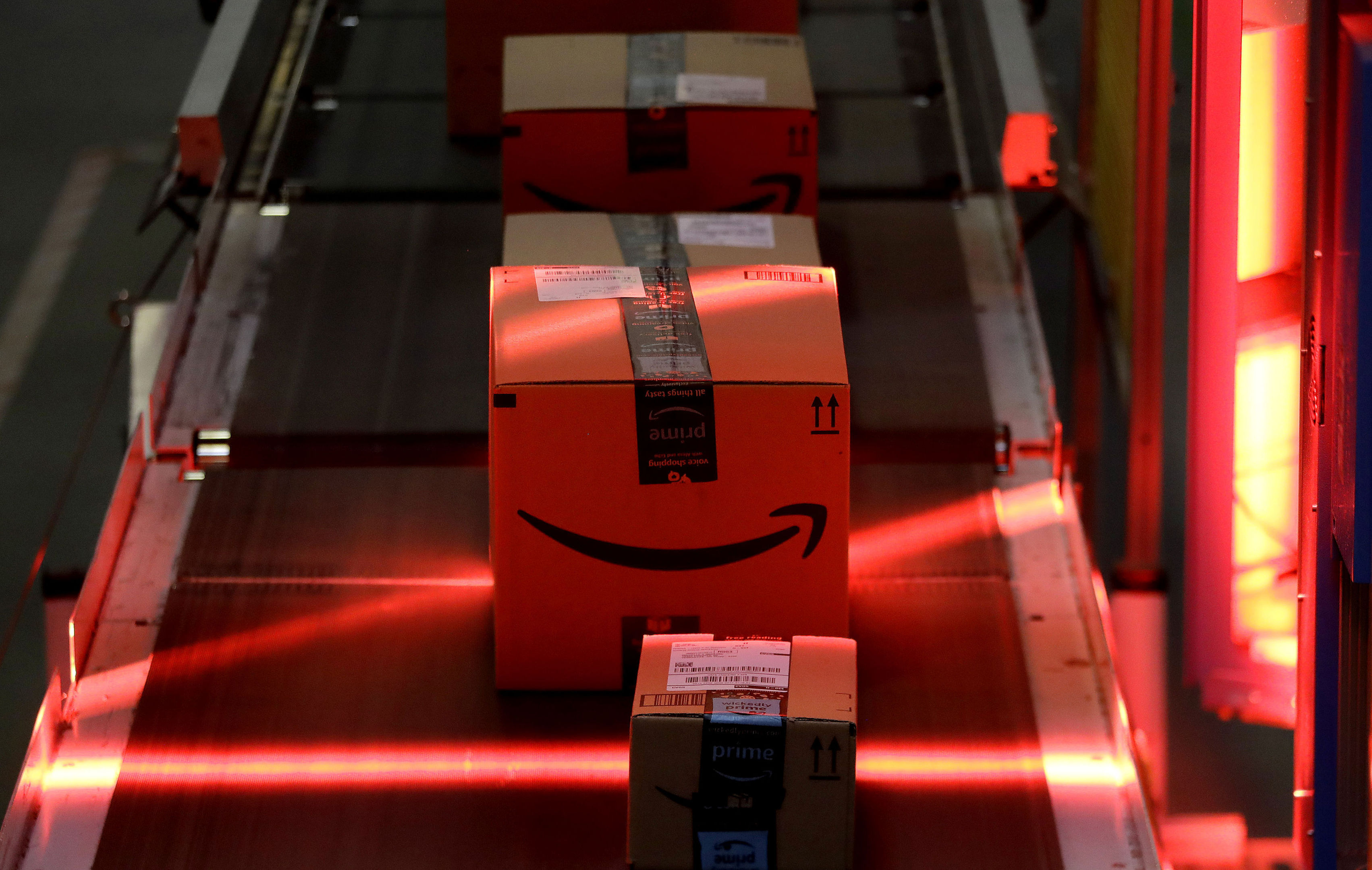 Amazon delivery depot (AP Photo/Julio Cortez)