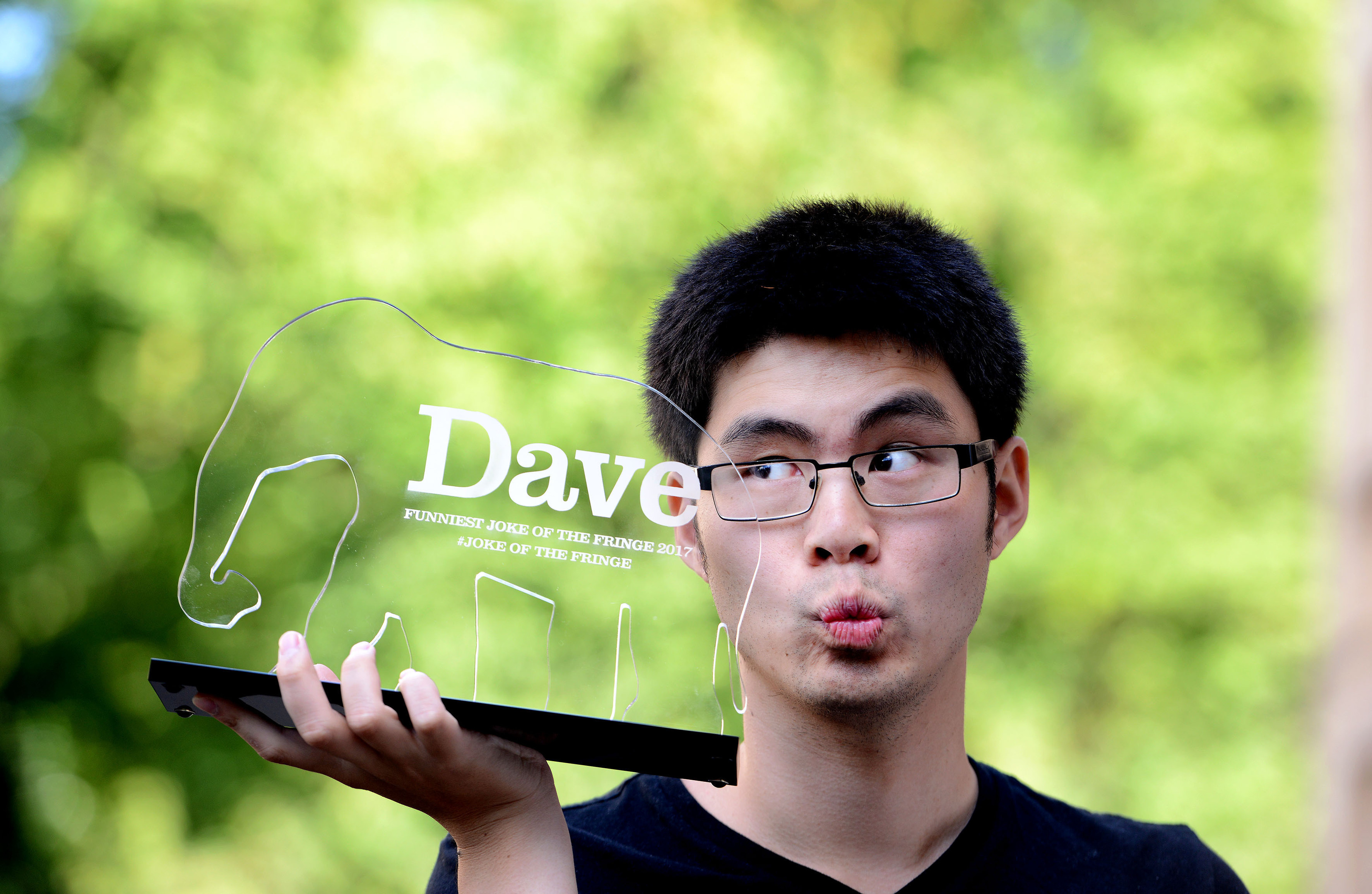 Ken Cheng won the 10th annual award for Dave's Funniest Joke Of The Edinburgh Fringe (UKTV Dave/Martina Salvi/PA Wire)