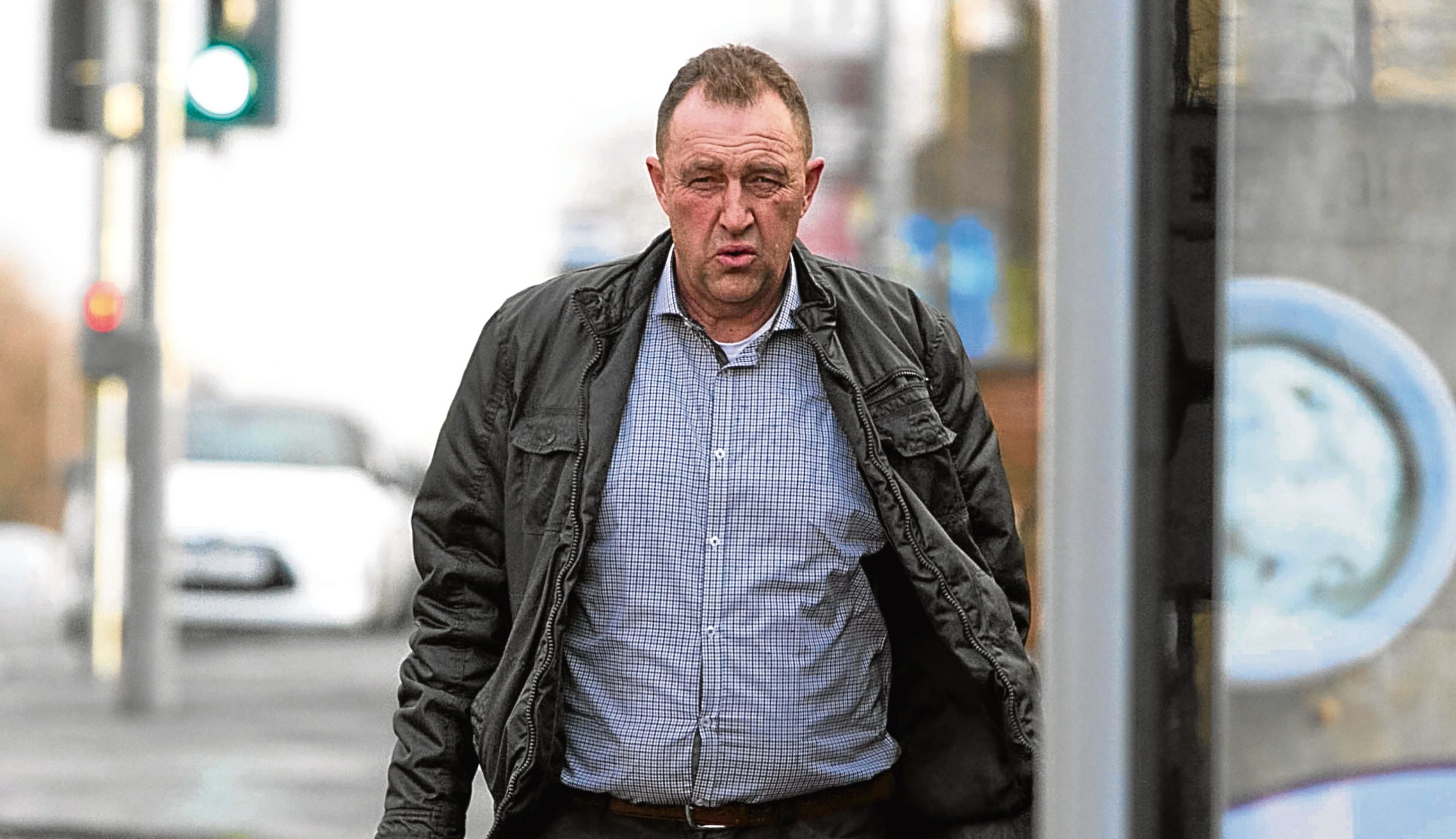 Chris Gorman appears at Airdrie Sheriff Court (Chris Austin / DC Thomson)