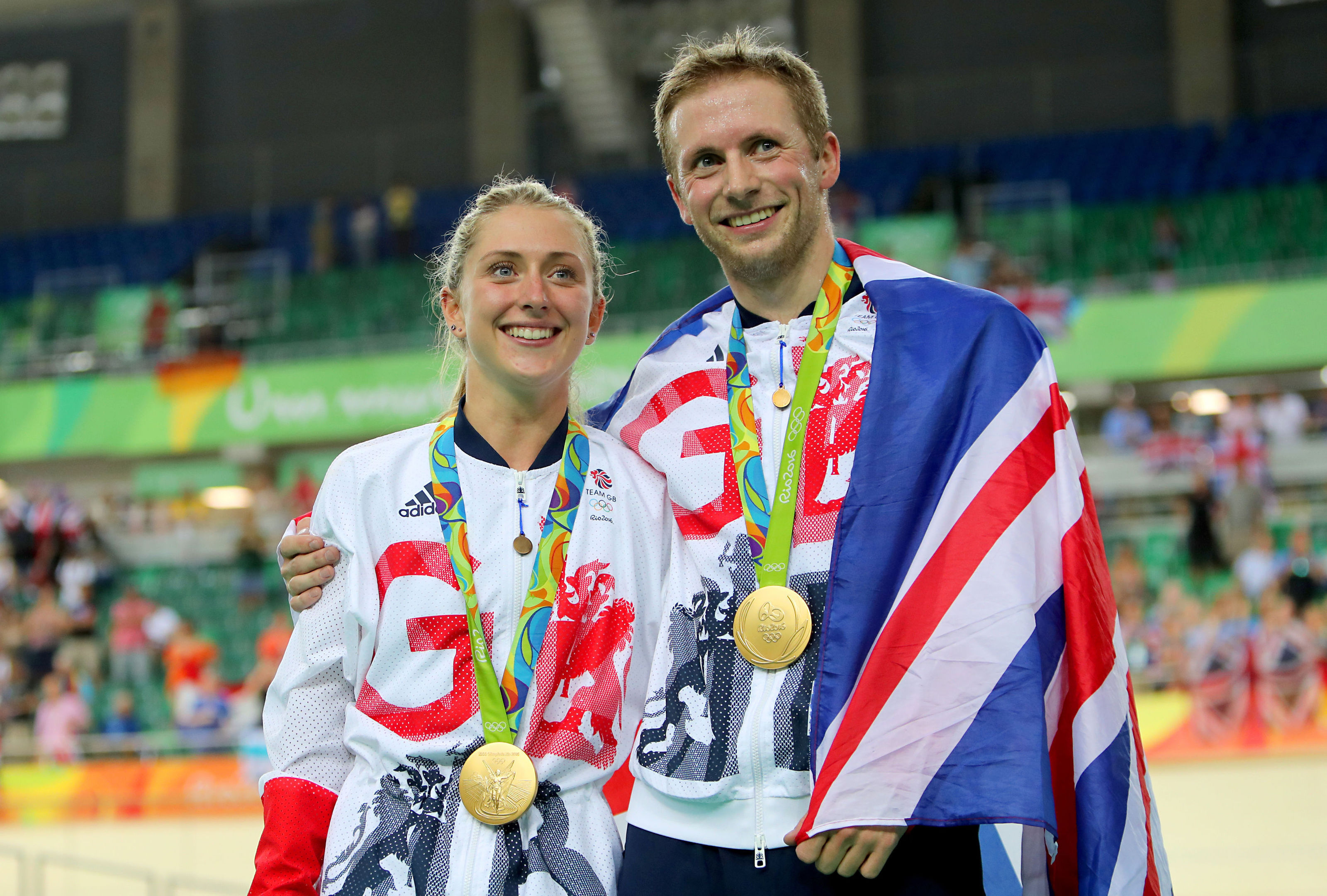 Jason Kenny and Laura Kenny, who have announced the birth of their first son (David Davies/PA Wire)