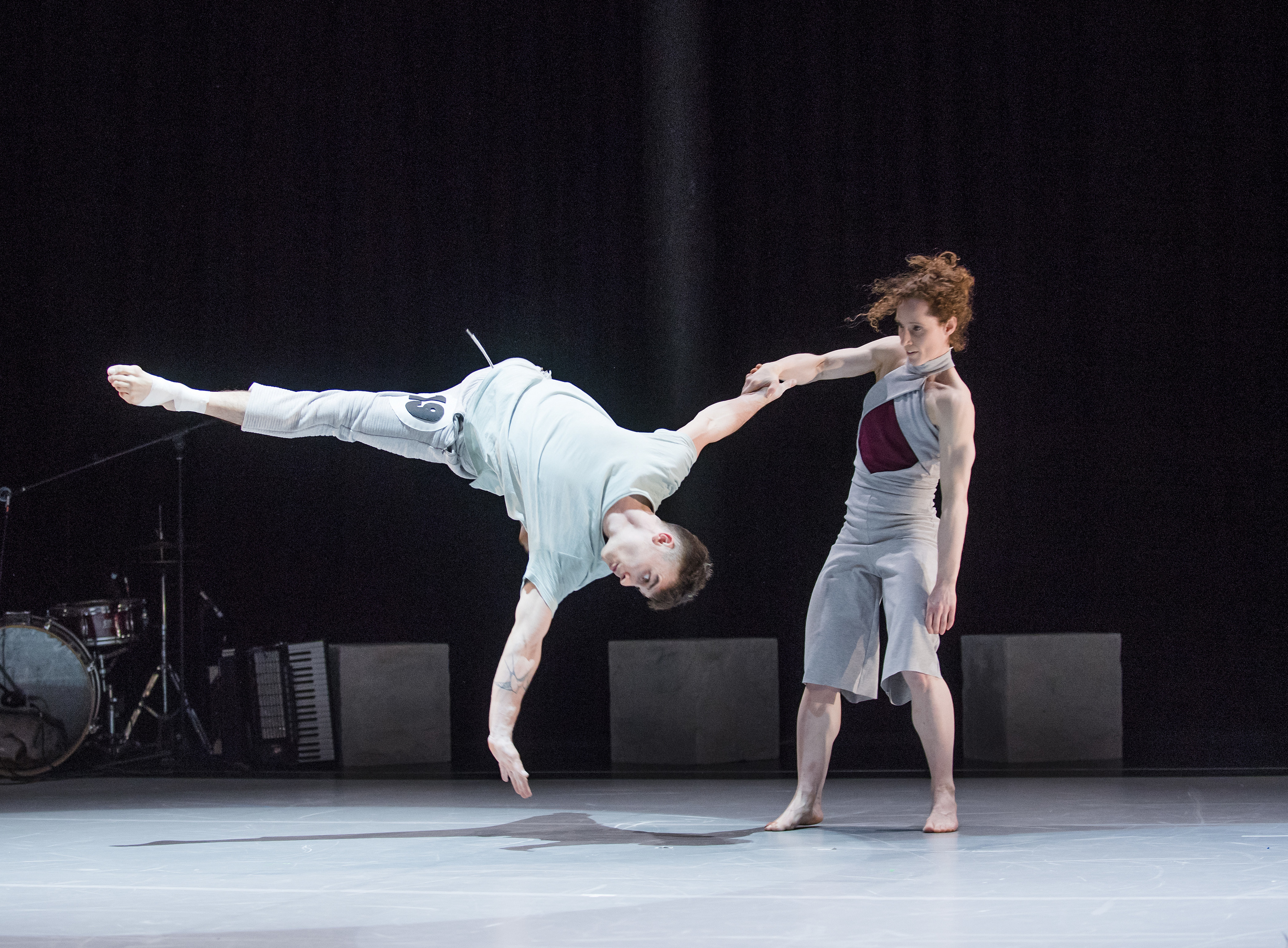 Beren D'Amico and Nikki Rummer in Kin by Barely Methodical Troupe 
(Tristram Kenton)