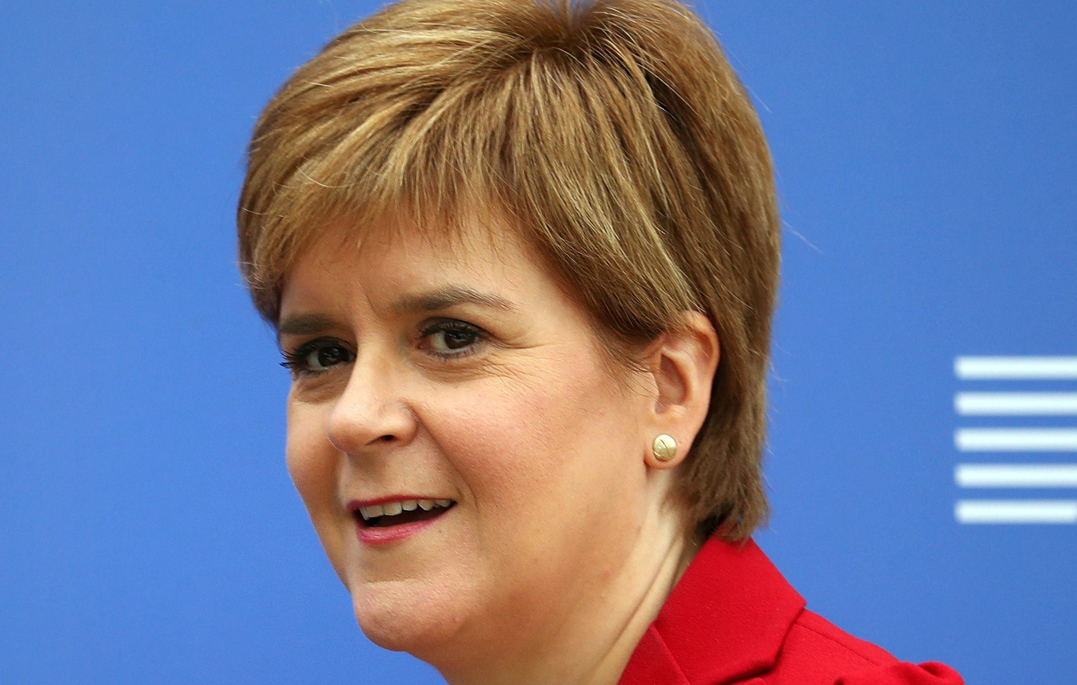 First Minister Nicola Sturgeon takes part in a photo call at the Edinburgh International Book Festival ahead of her appearance at the Life Under Scrutiny event. (Jane Barlow/PA Wire)