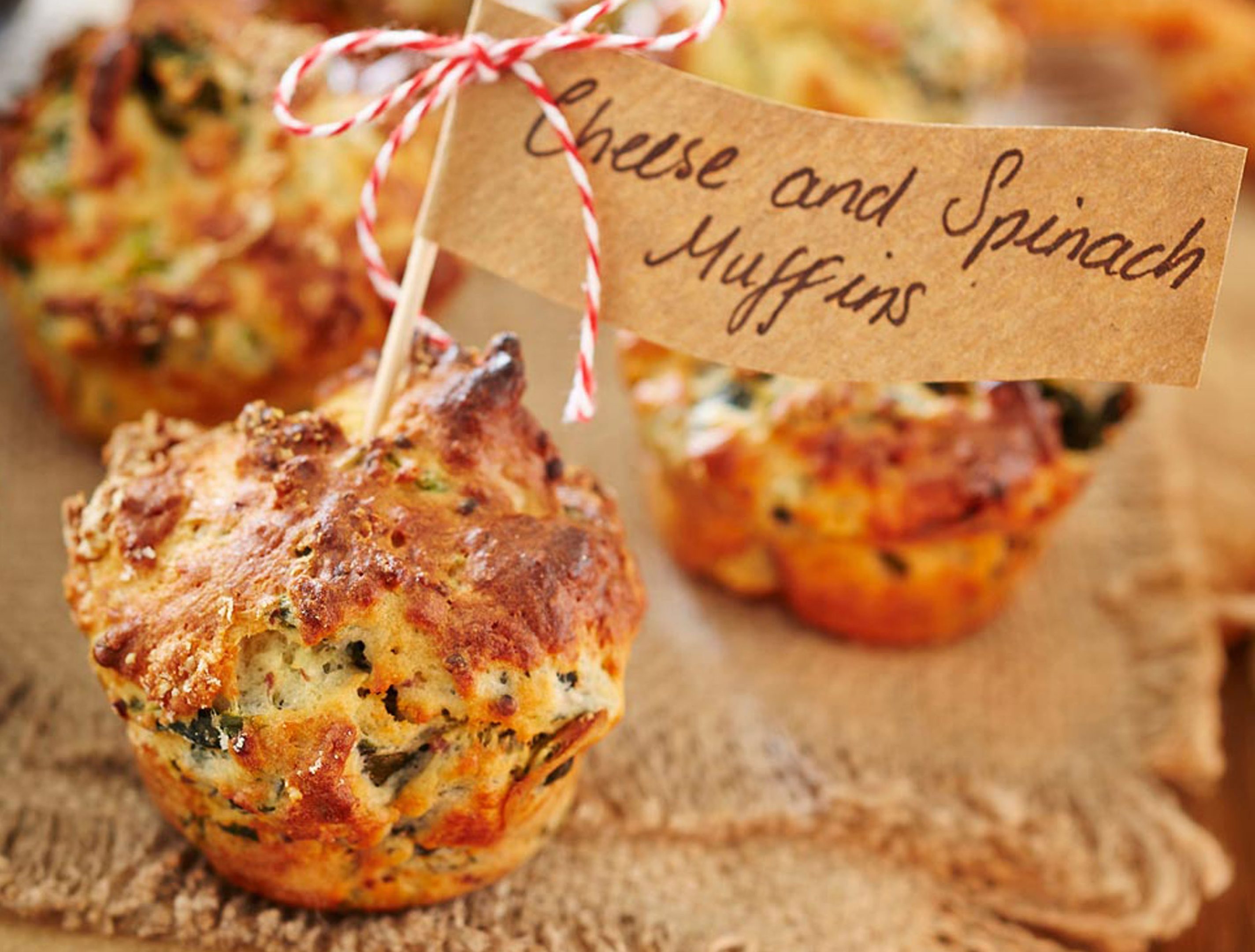 Cheese and Spinach Muffins (Lakeland)