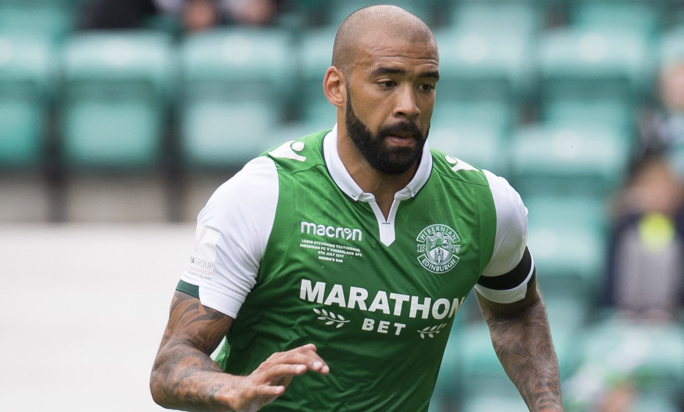Liam Fontaine in action for Hibs (SNS Group)