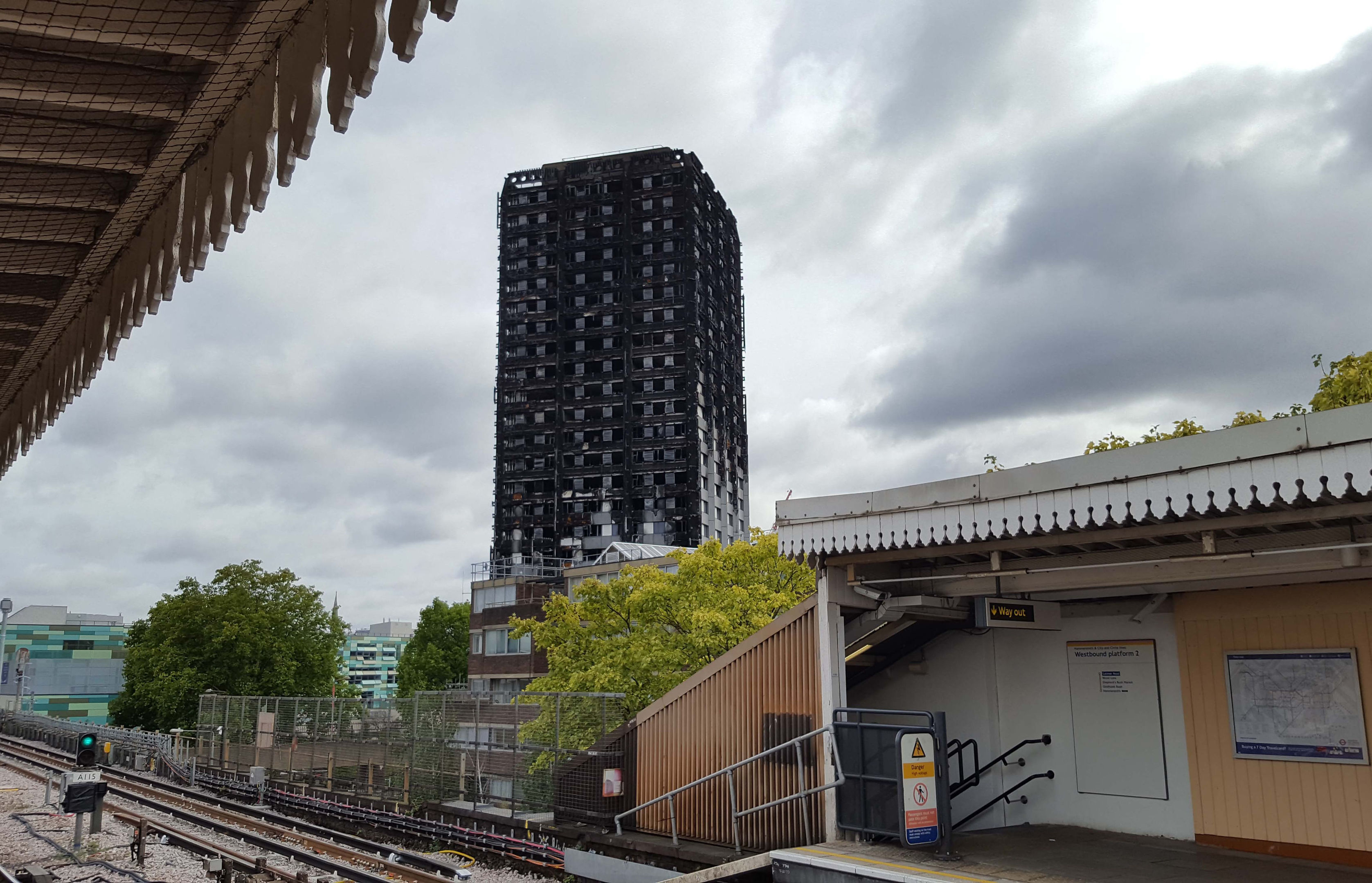 Grenfell Tower in west London (Peter Cary/PA Wire)