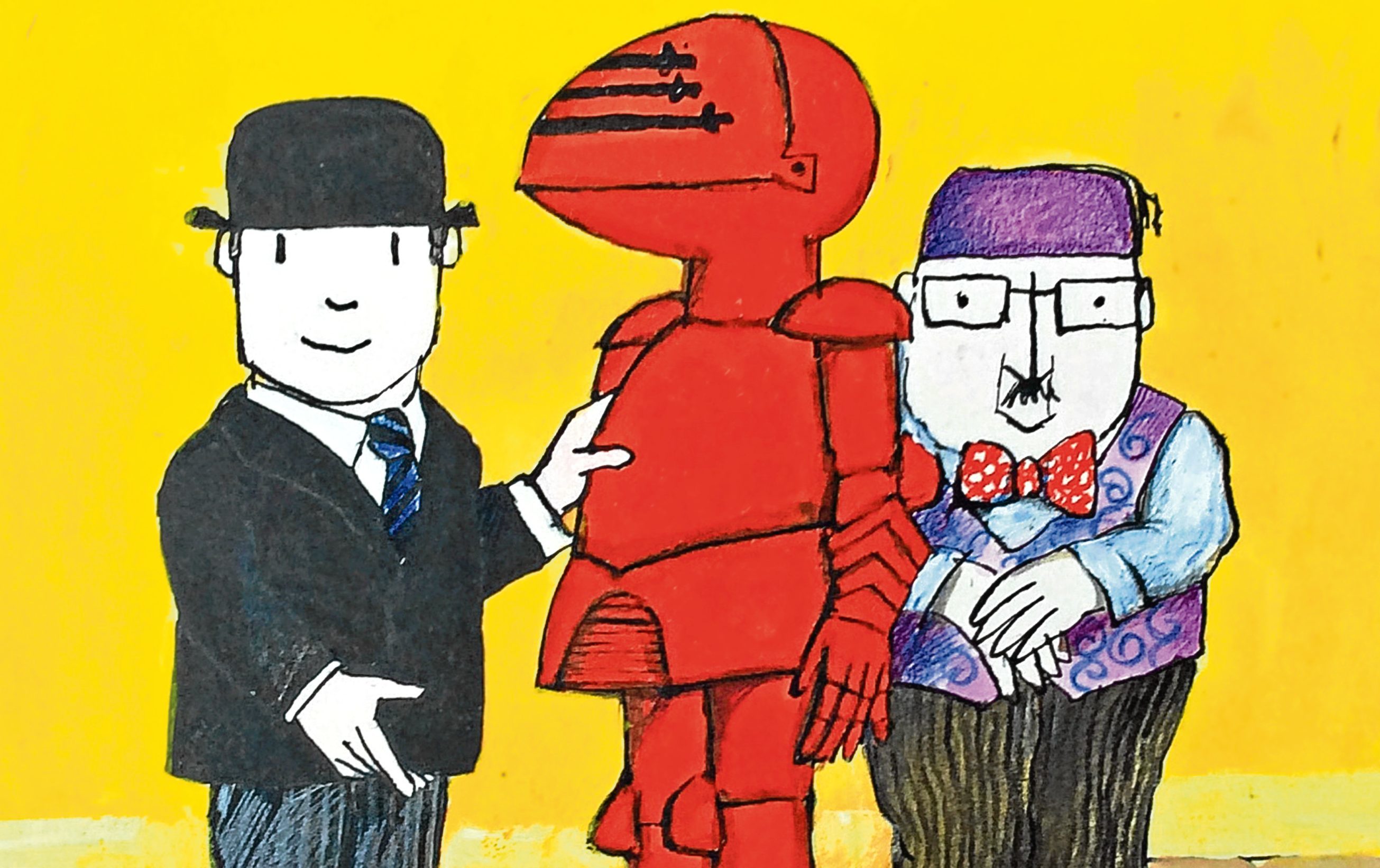 Mr Benn and the Shopkeeper with the Red Knight (PA Photo/David McKee)