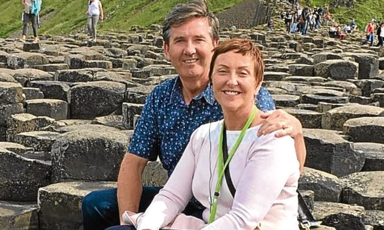 Daniel with wife Majella