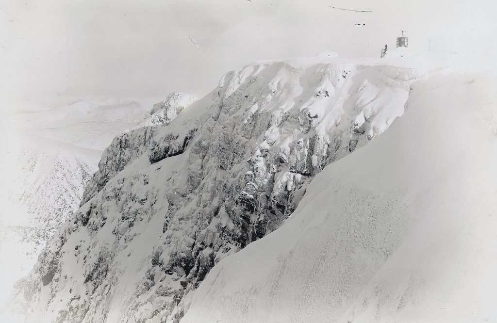 Scientists are appealing for help to save a massive collection of Victorian weather data from the top of the UK's highest mountain. (Royal Meteorological Society collection/PA Wire)
