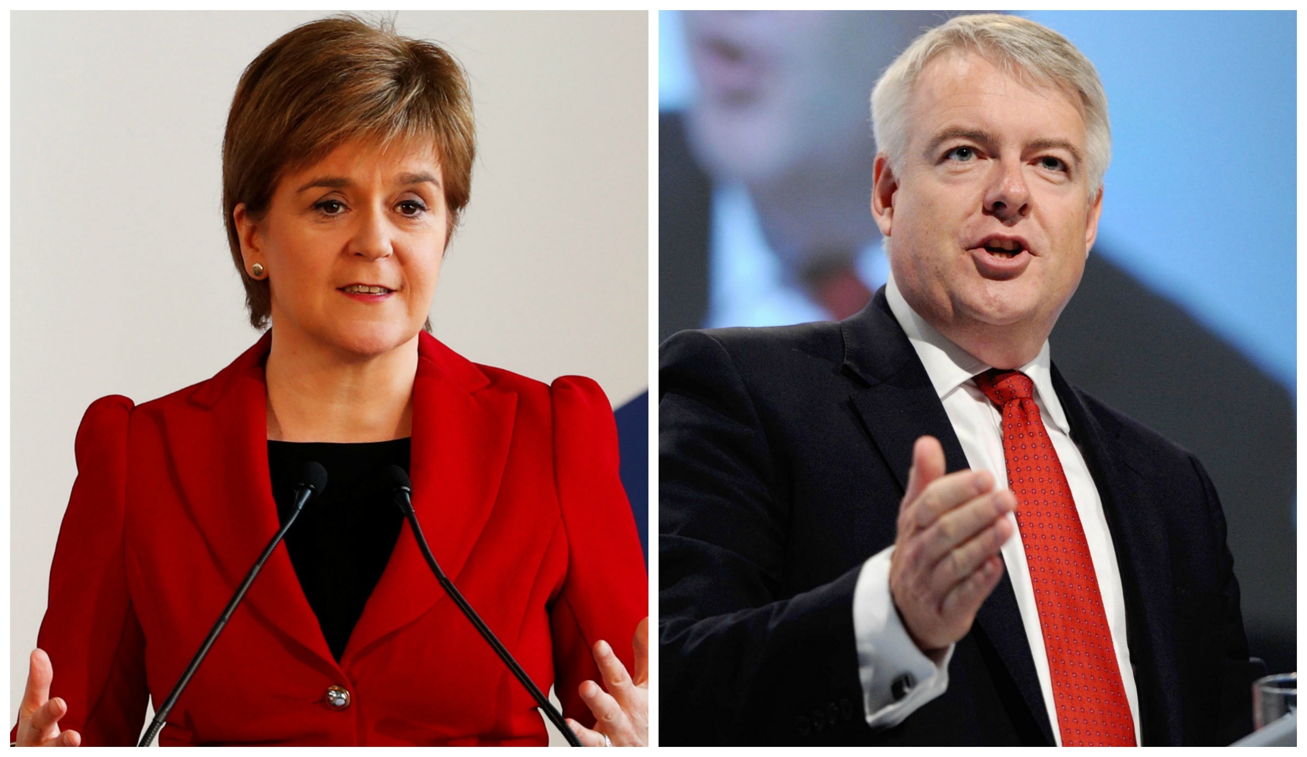 Nicola Sturgeon and Carwyn Jones (Russell Cheyne - WPA Pool/Getty Images & Stefan Rousseau/PA Wire)