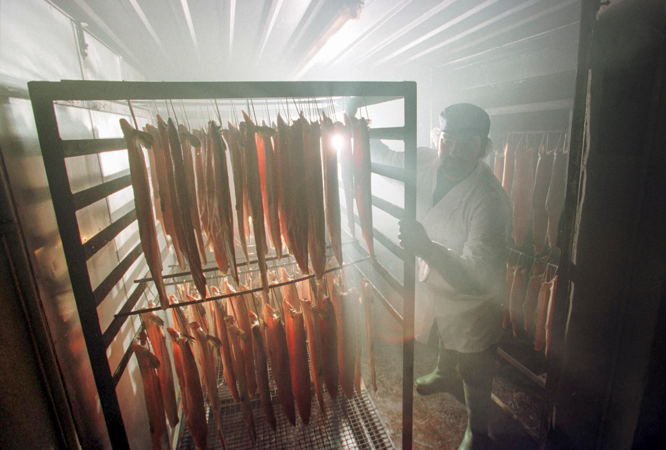 Salmon smokehouse (Alamy)