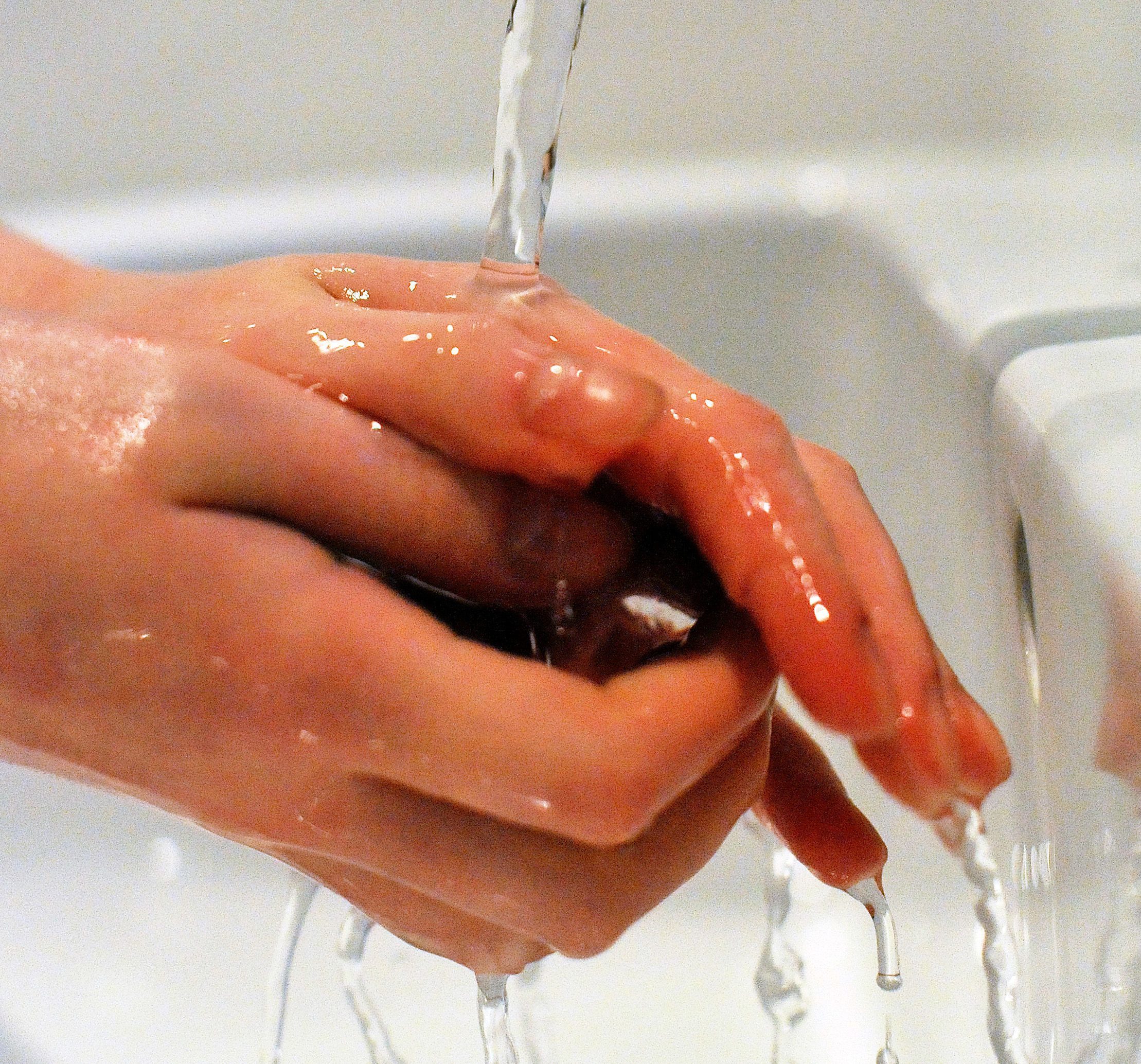 The Royal Pharmaceutical Society (RPS) said washing your hands for 20 seconds - the time it takes to sing Happy Birthday twice - was the only sure way of getting rid of viruses and bacteria that can cause colds, flu, infections and upset stomachs. (Nick Ansell/PA Wire)