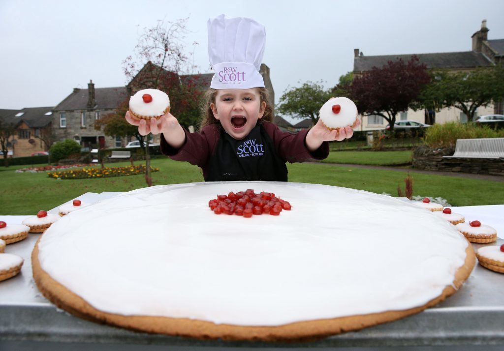 In pictures 'World's biggest' empire biscuit unveiled ahead of Carluke