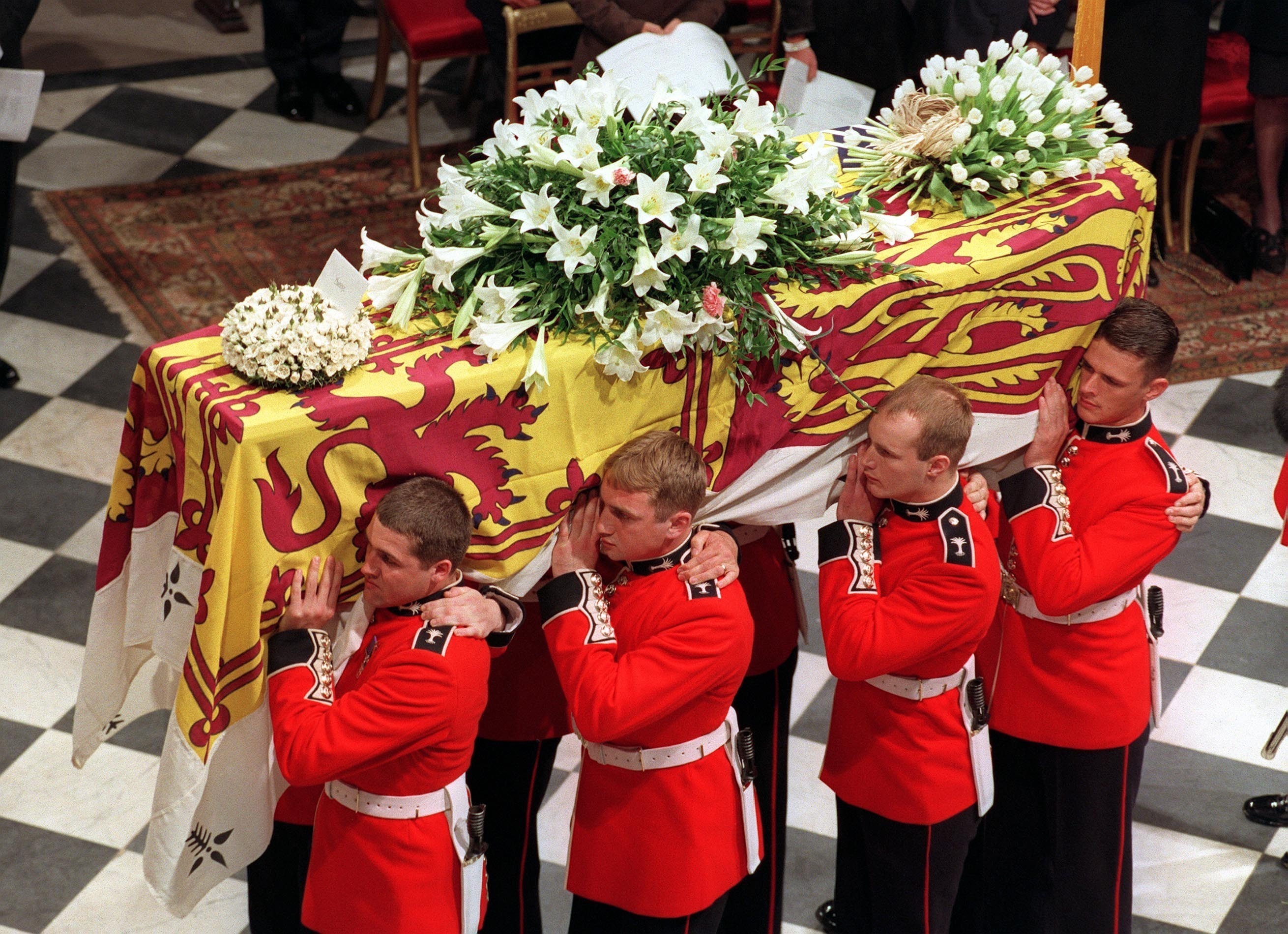 Some 31 million people in the UK tuned in for the funeral, which took place exactly 20 years ago today on September 6 1997. (John Stillwell/PA Wire)