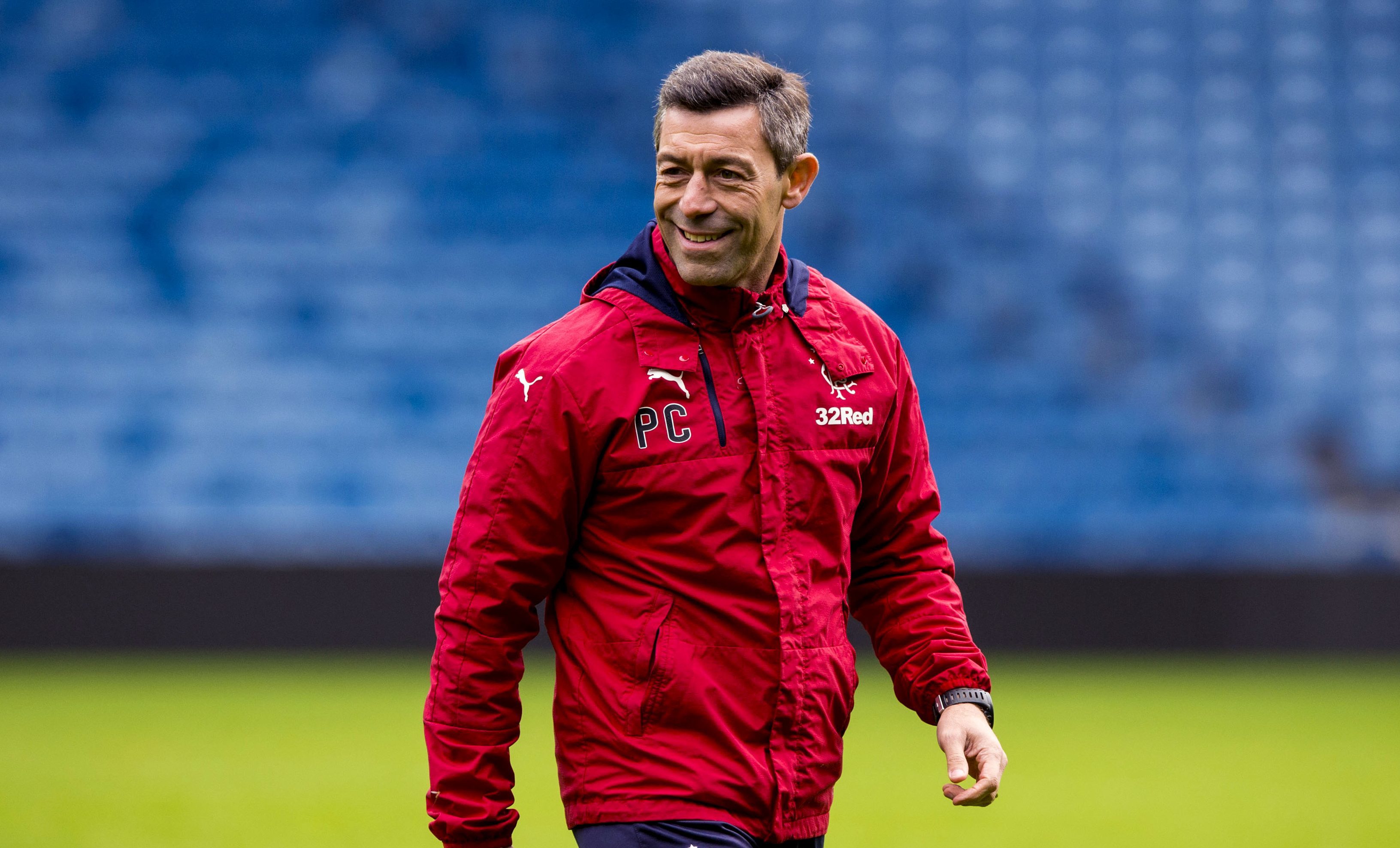 Rangers manager Pedro Caixinha takes training at Ibrox (SNS Group / Paul Devlin)