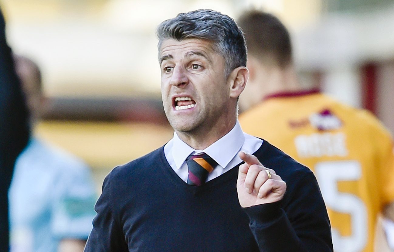 Motherwell manager Stephen Robinson (SNS)