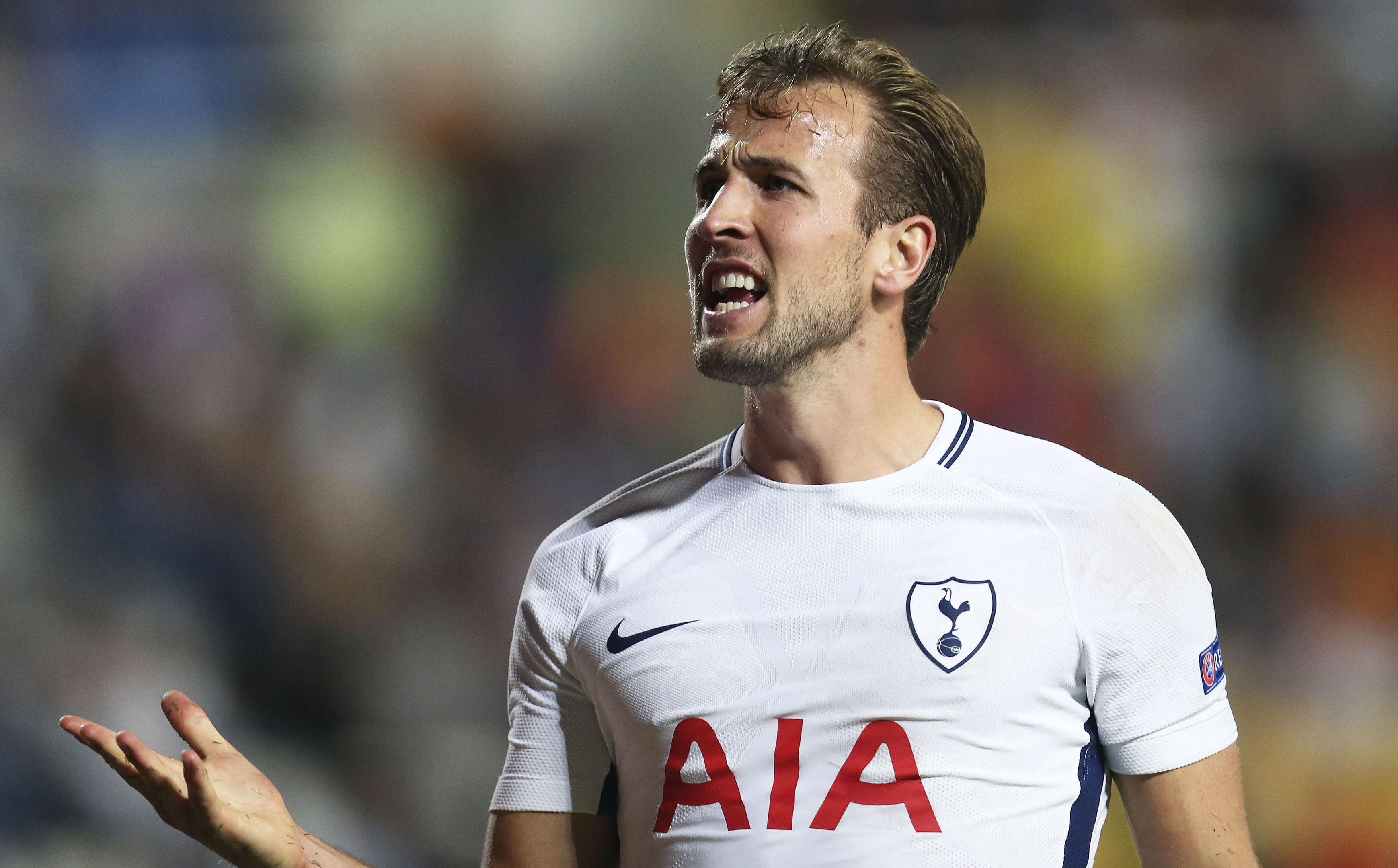 Tottenham's Harry Kane (AP Photo/Petros Karadjias)