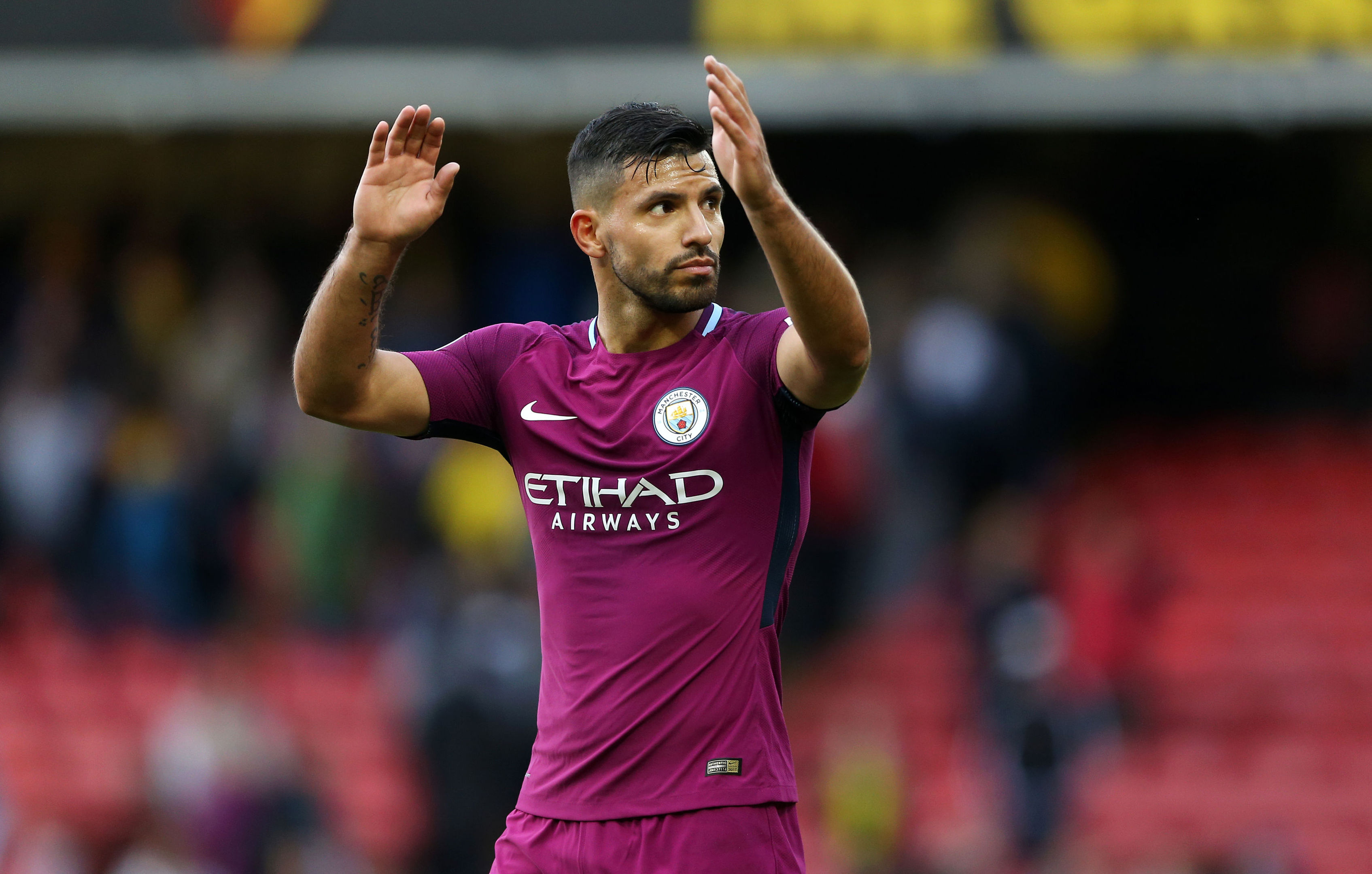 Manchester City's Sergio Aguero (Nigel French/PA Wire)
