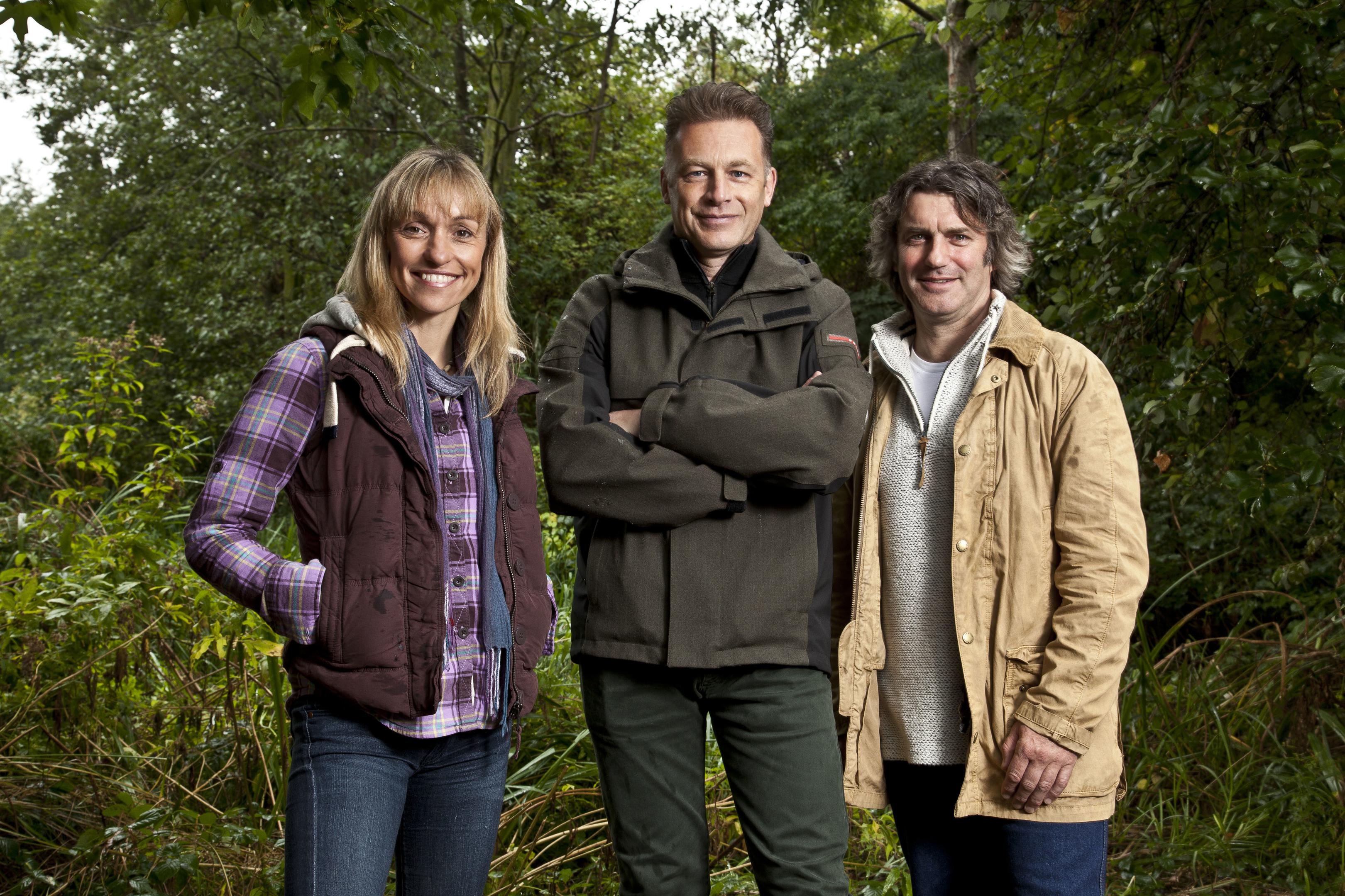 Presenters Michaela Strachan, Chris Packham, Martin Hughes-Games - (BBC, Emilie Sandy)