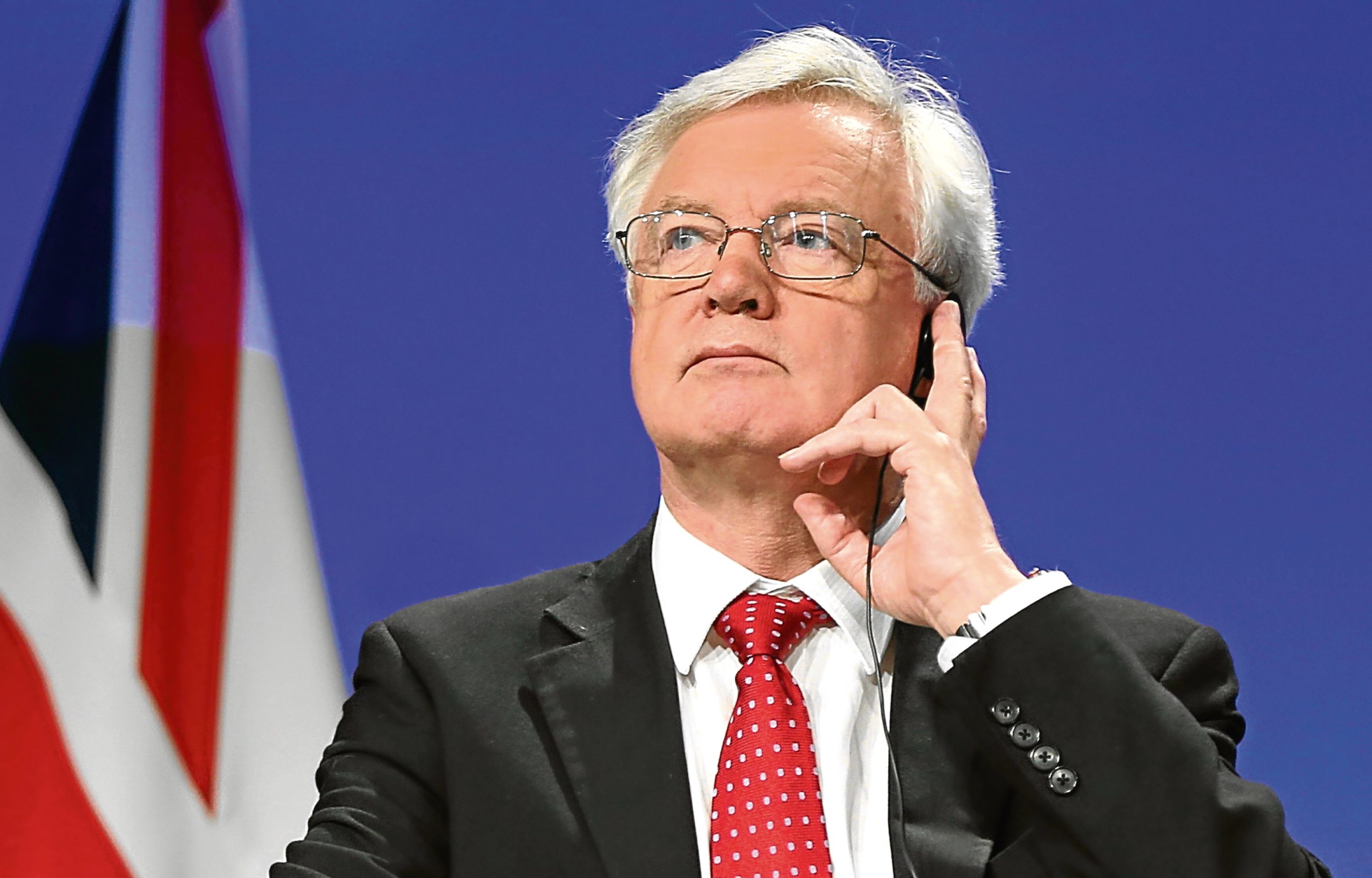 United Kingdom's Secretary of State for Exiting the European Union, David Davis (Dursun Aydemir/Anadolu Agency/Getty Images)