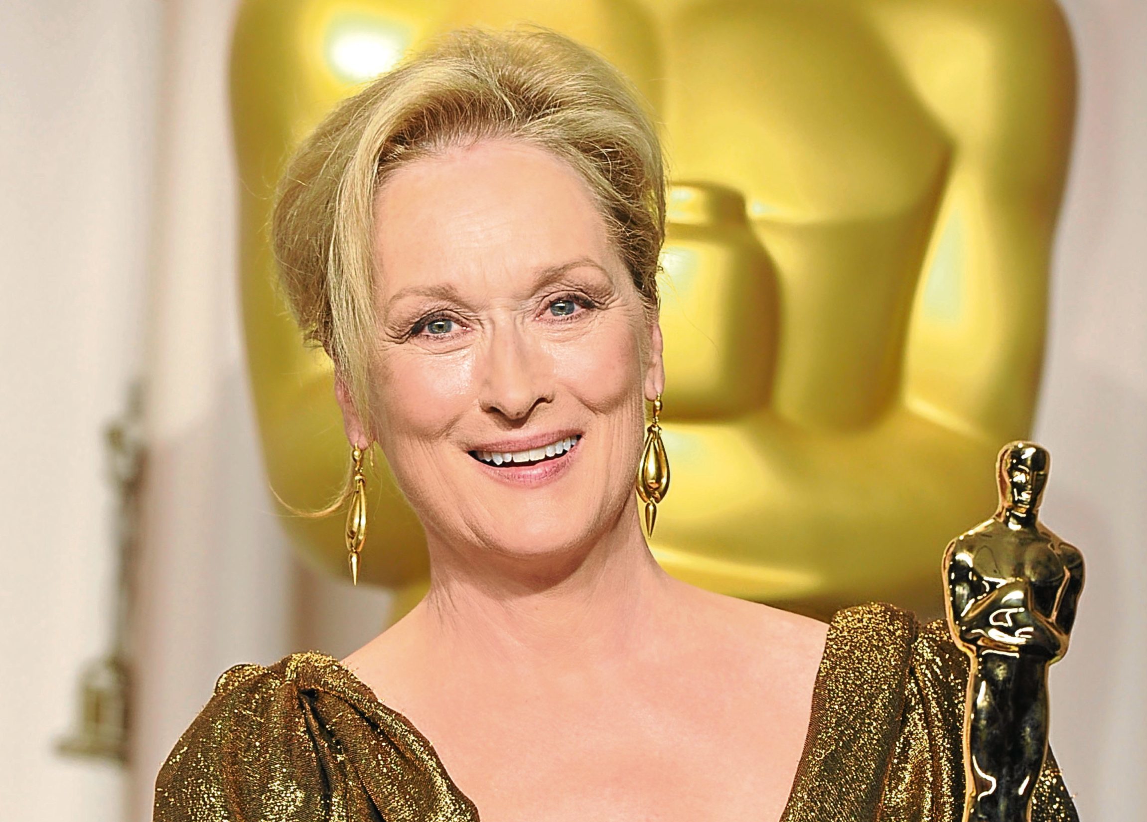 Actress Meryl Streep, winner of the Best Actress Award for 'The Iron Lady,'   (Jason Merritt/Getty Images)