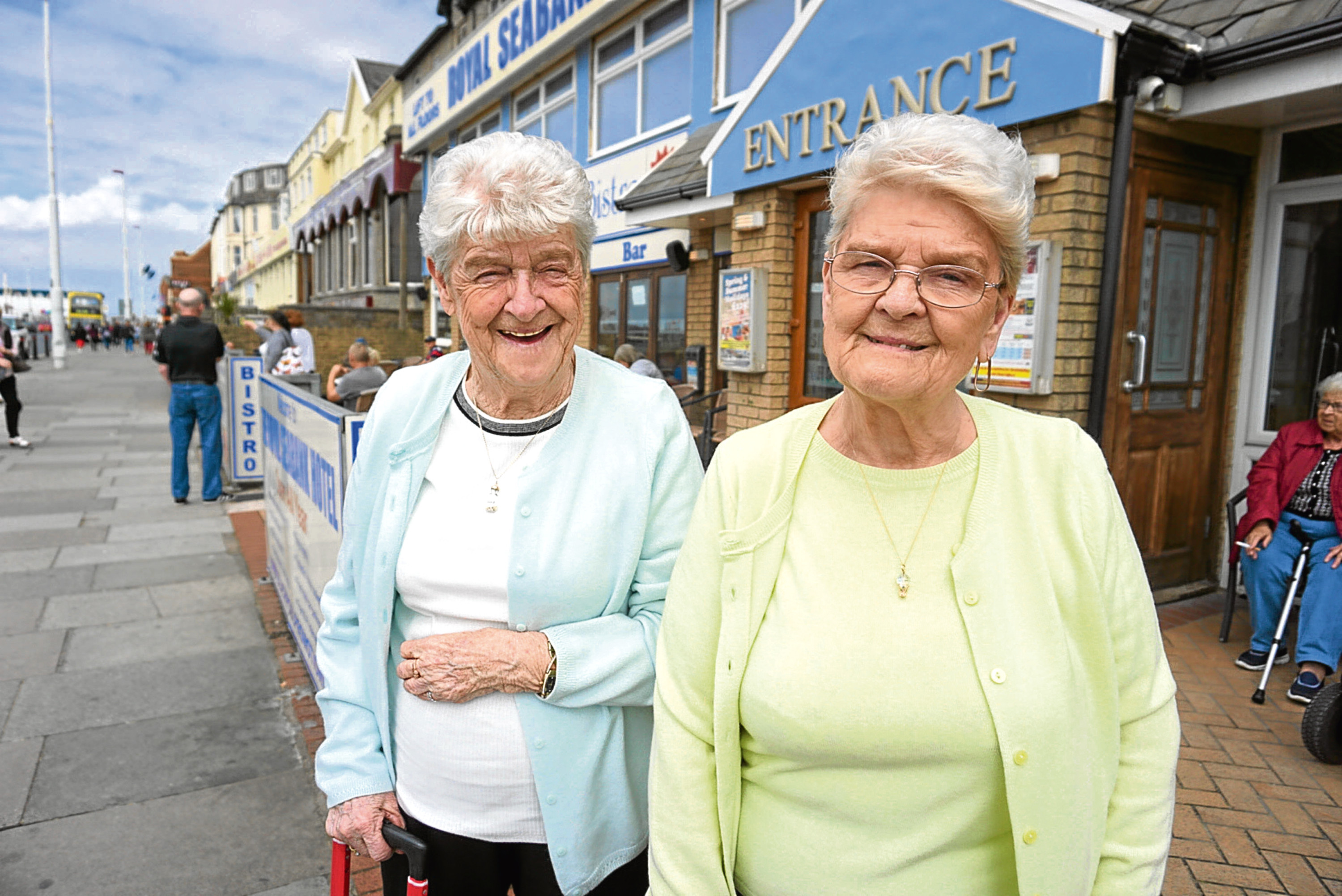 Agnes and Margaret are now regular visitors to Blackpool