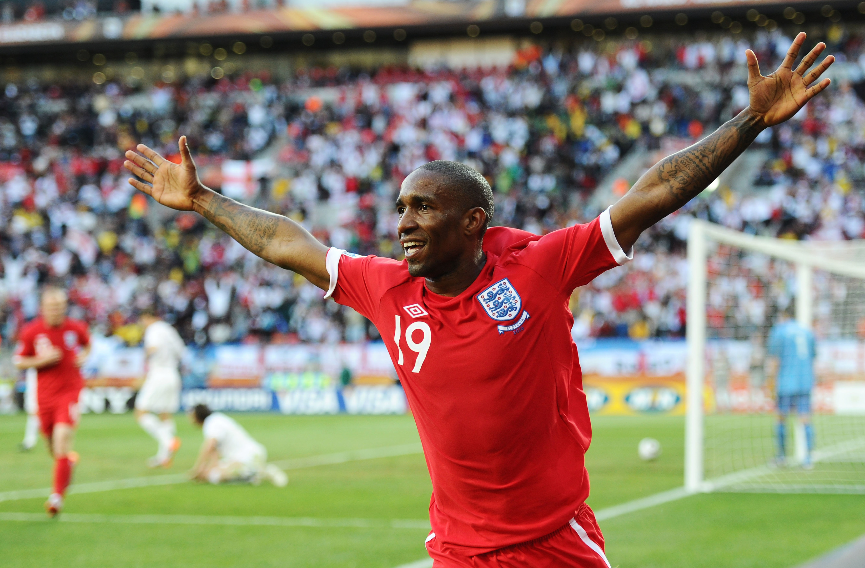 Jermain Defoe scored for England at the 2010 World Cup (Laurence Griffiths/Getty Images)