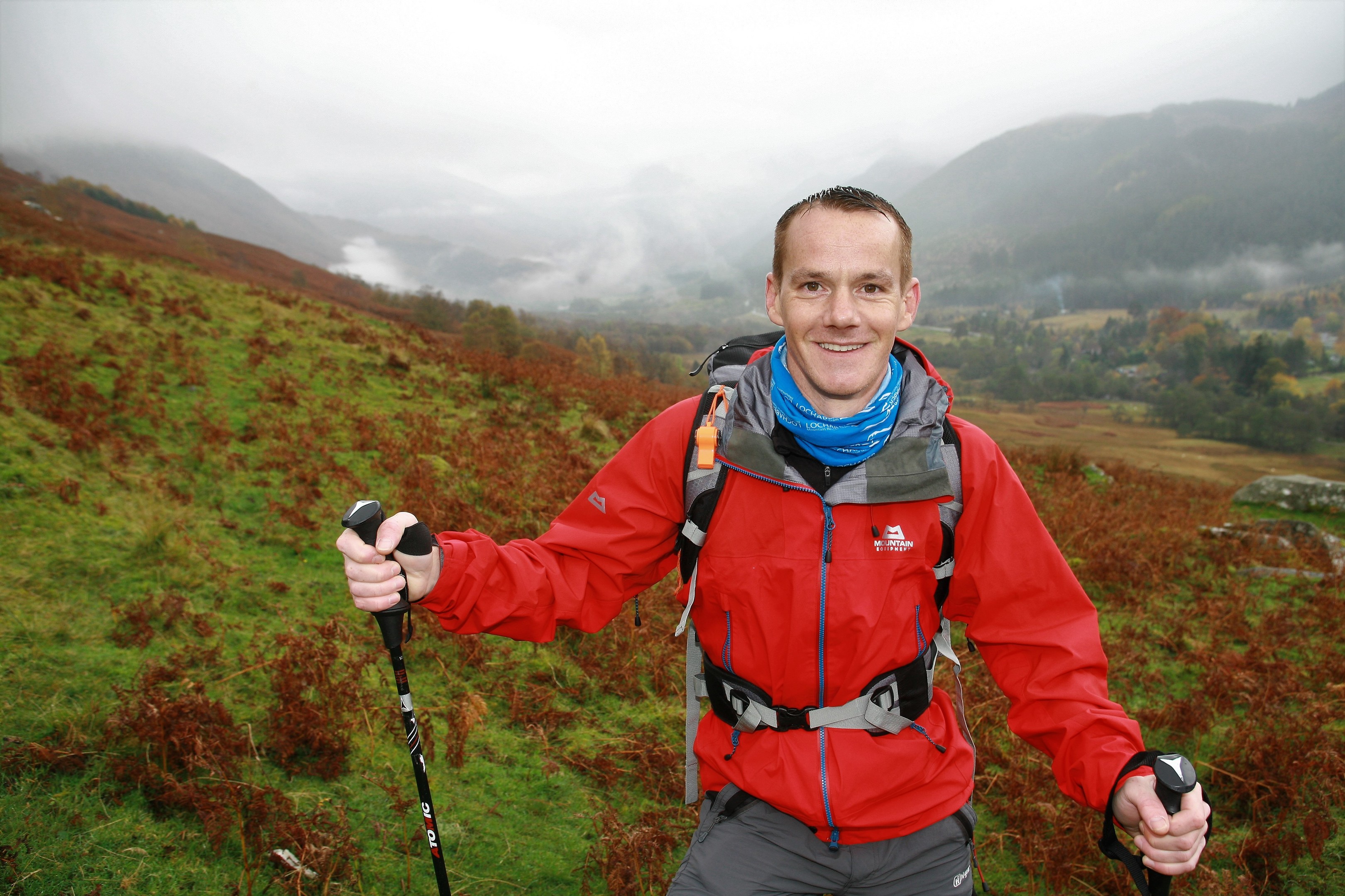 Andrew Cole is scaling the equivalent of five Everests (Anthony MacMillan)