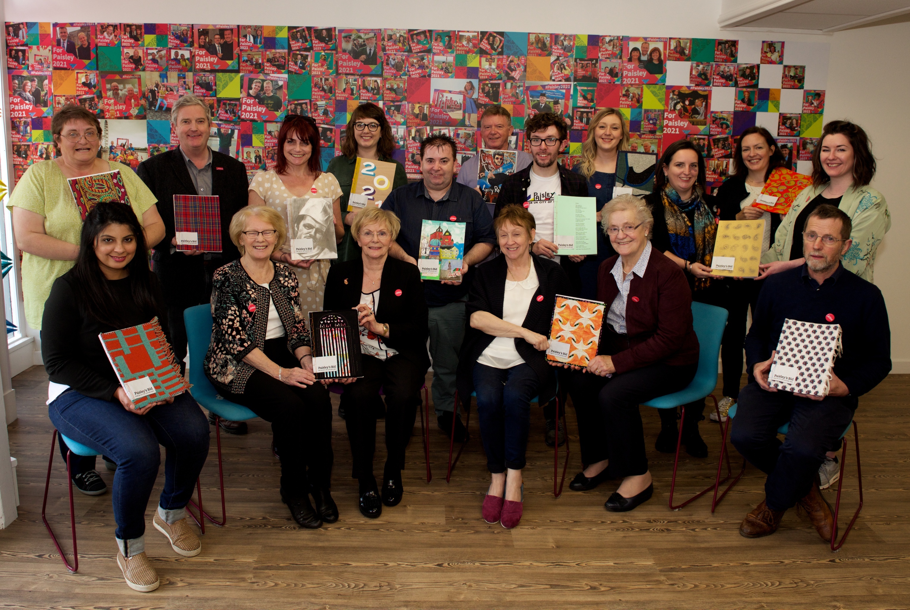 Paisley 2021 bid artists and book covers