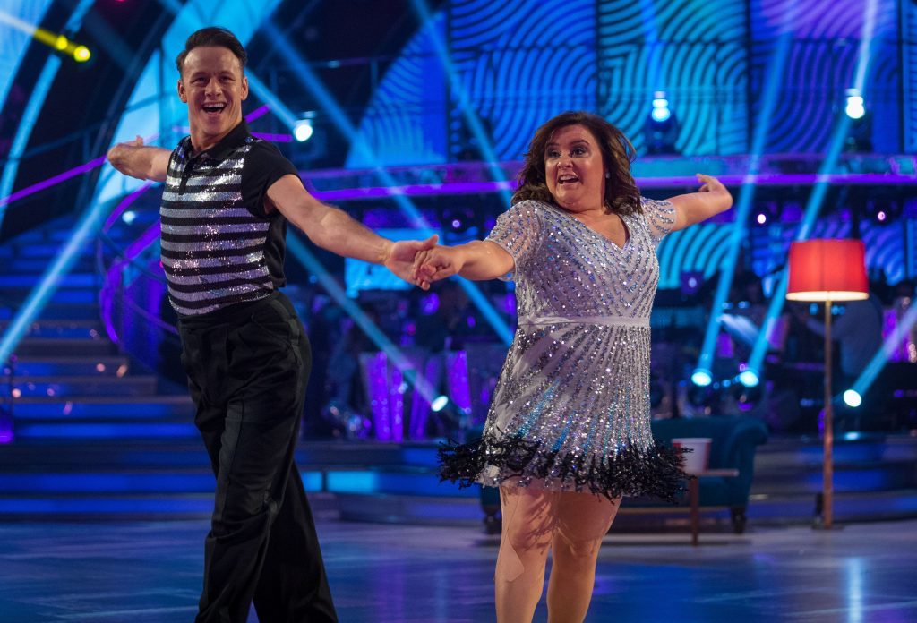 Susan Calman and her dance partner Kevin Clifton take to the floor (Guy Levy/BBC/PA Wire)