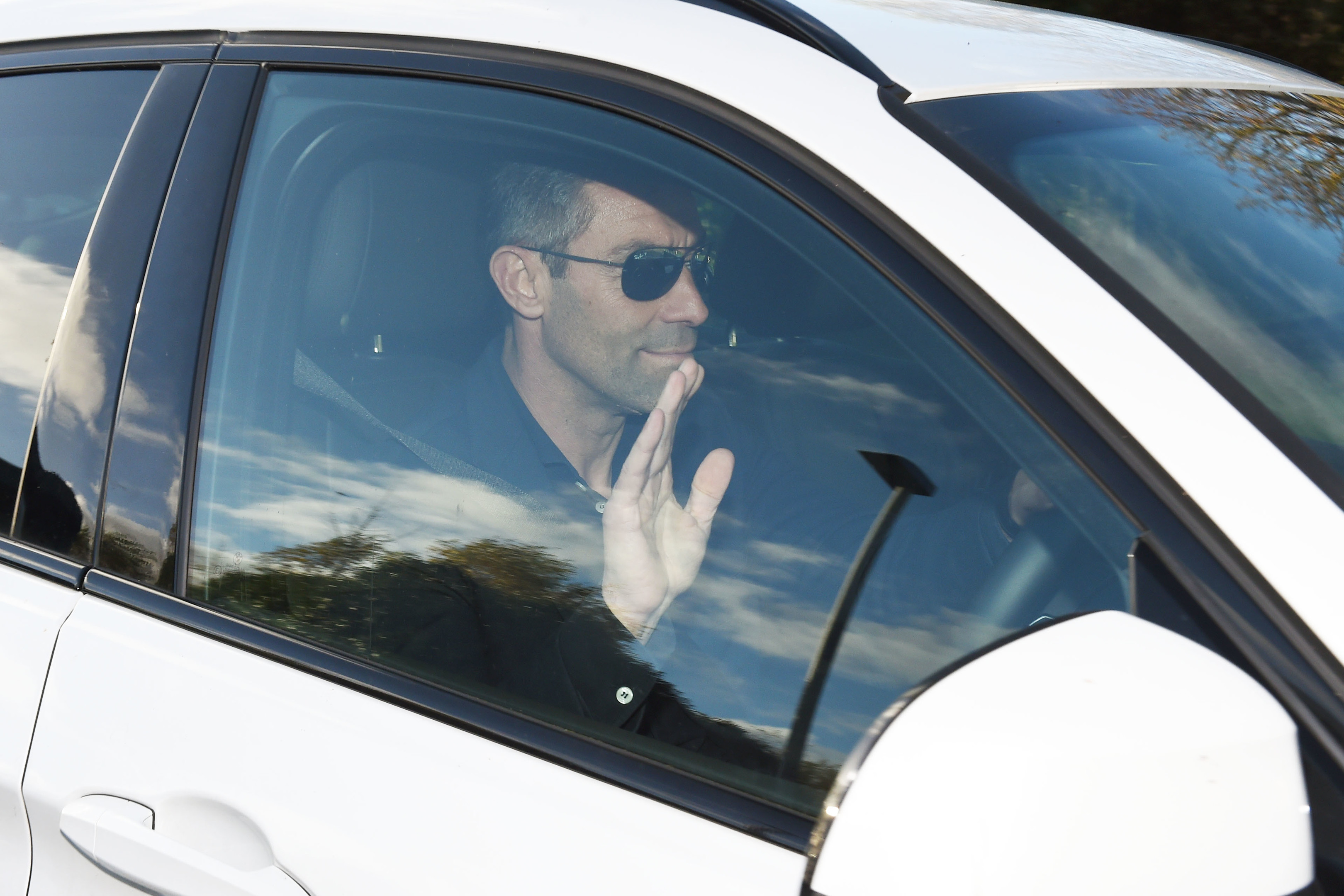 Rangers manager Pedro Caixinha leaves The Rangers Training Centre (SNS Group / Paul Devlin)