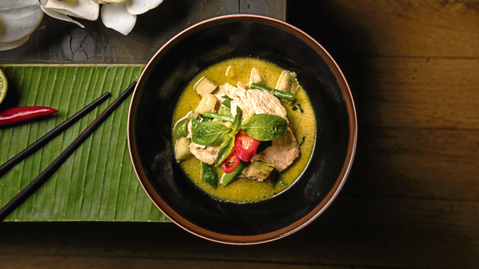 Thai green chicken curry (Daniel Ogulewicz)