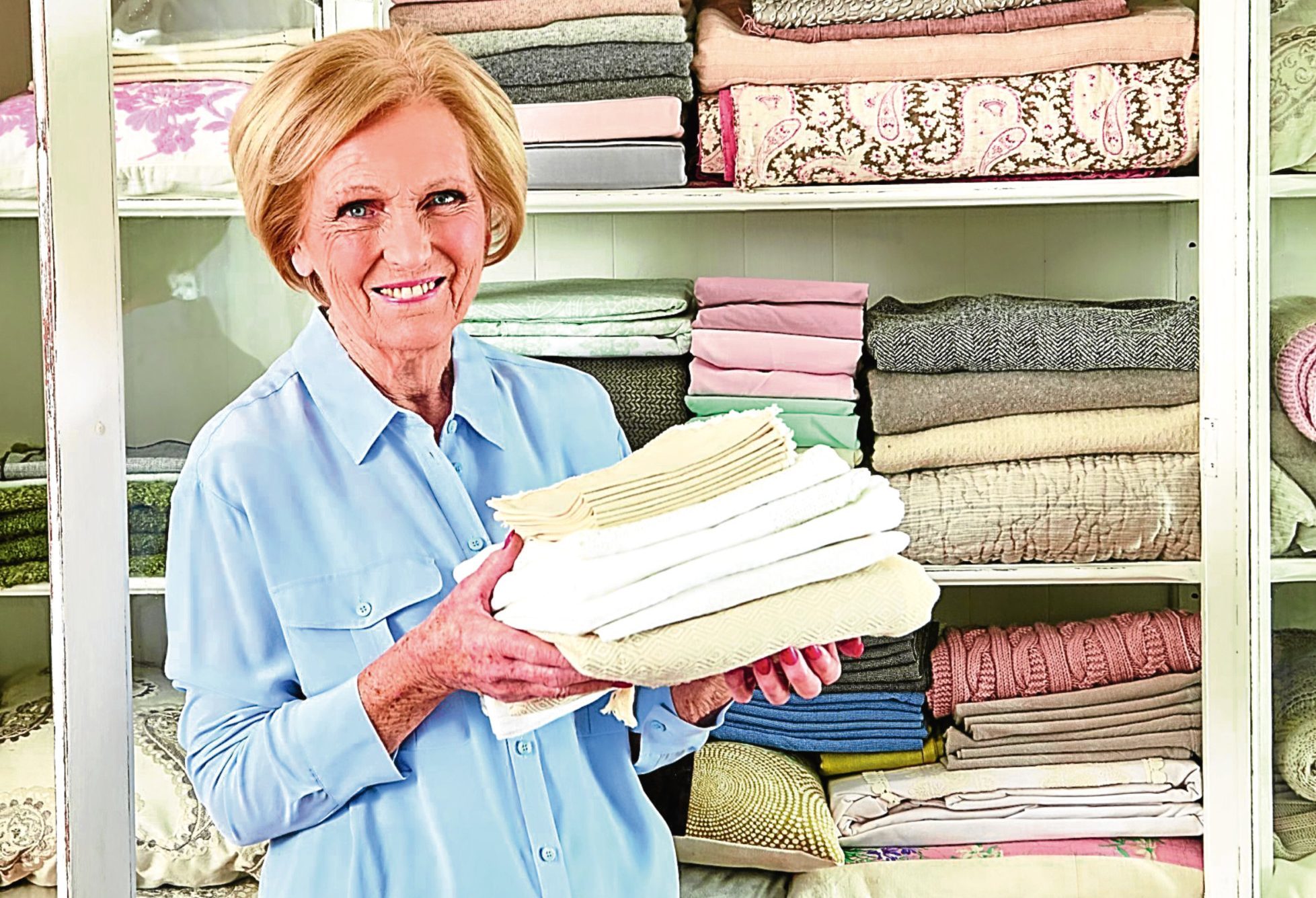 Mary Berry featured in Mary's Household Tips & Tricks published by Michael Joseph (Georgia Glynn Smith/Michael Joseph/PA Photo)