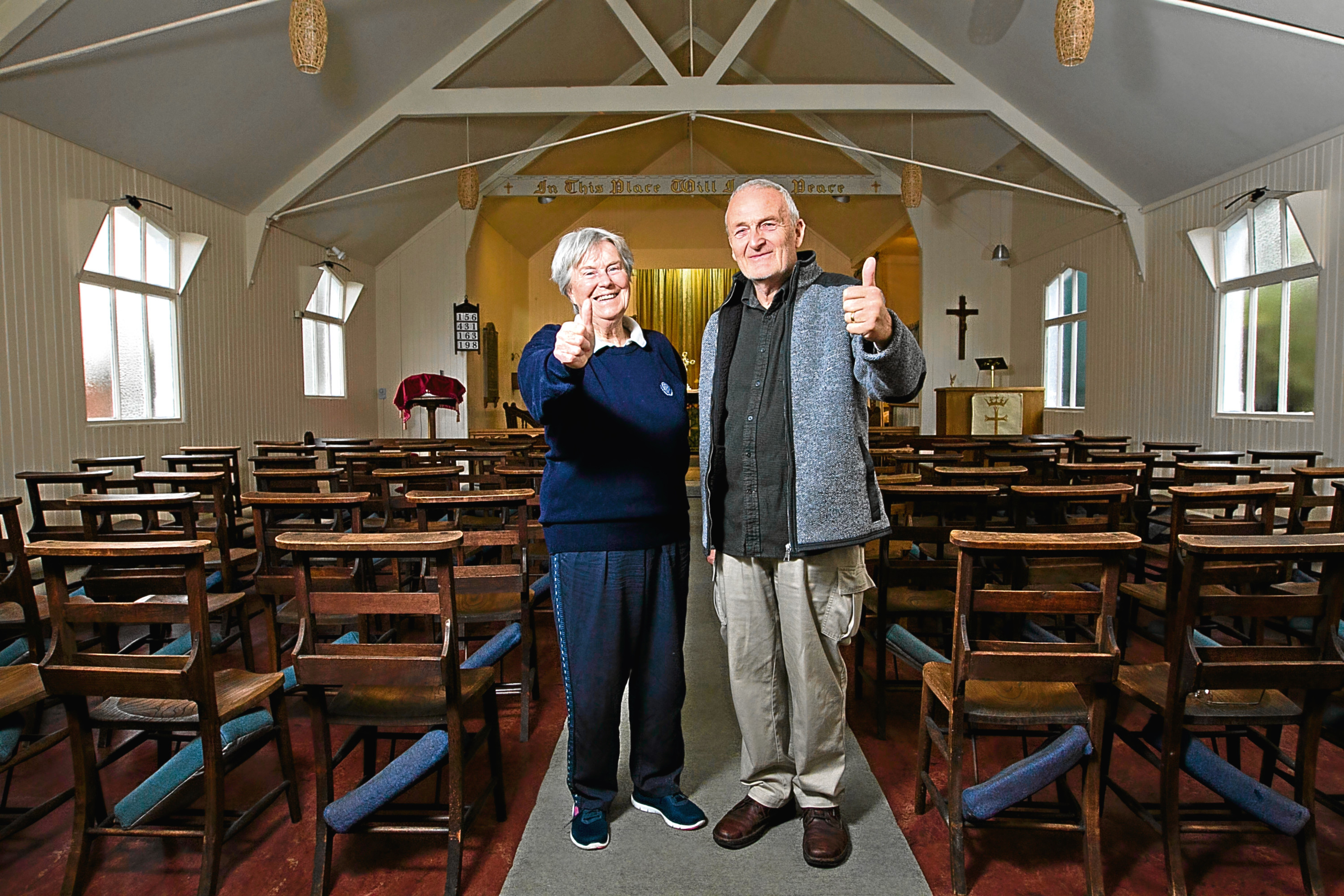 David Stacey, treasurer, and Sheila Barclay, Church warden (Andrew Cawley / DC Thomson)